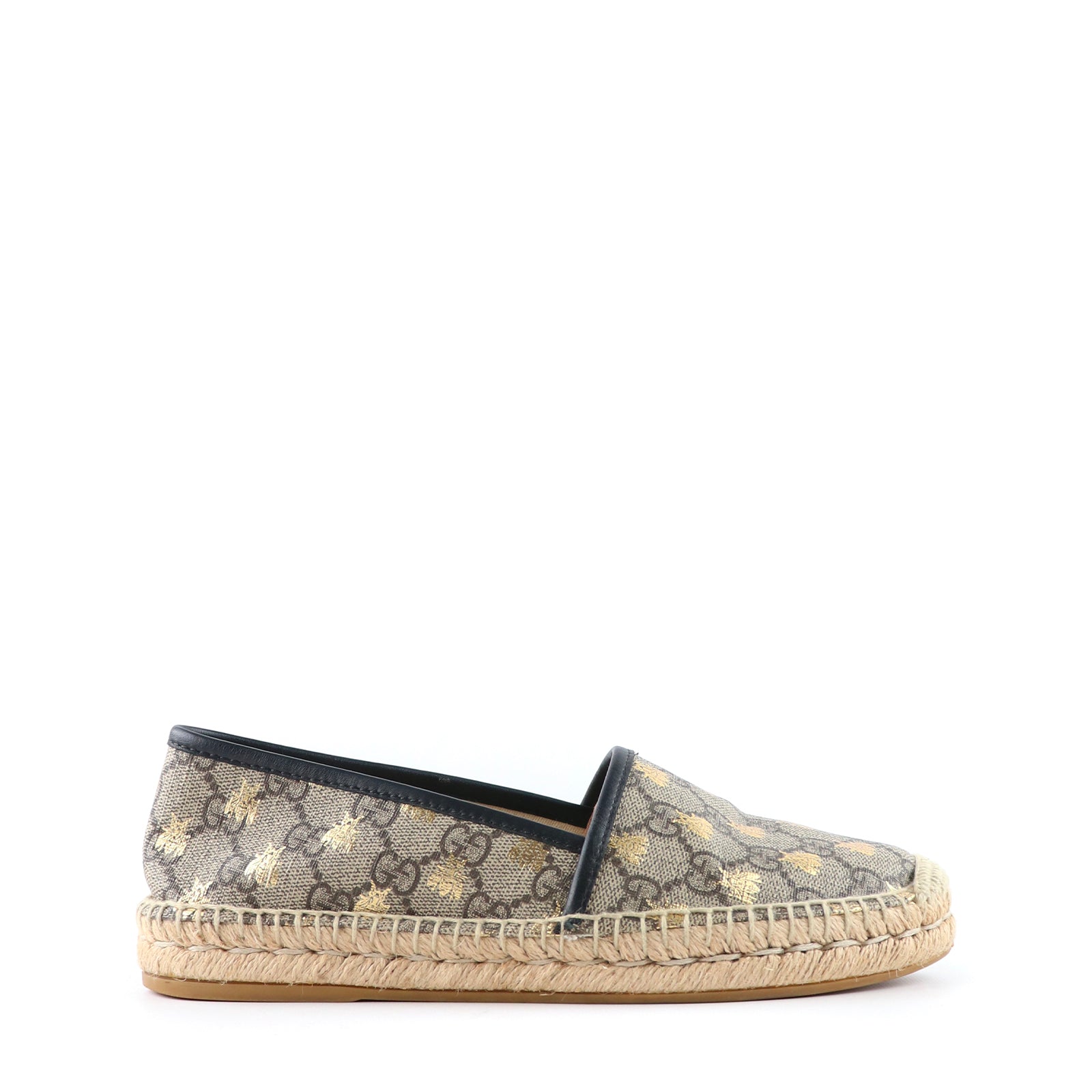 GUCCI - Espadrilles in GG canvas and bees (T36.5)
