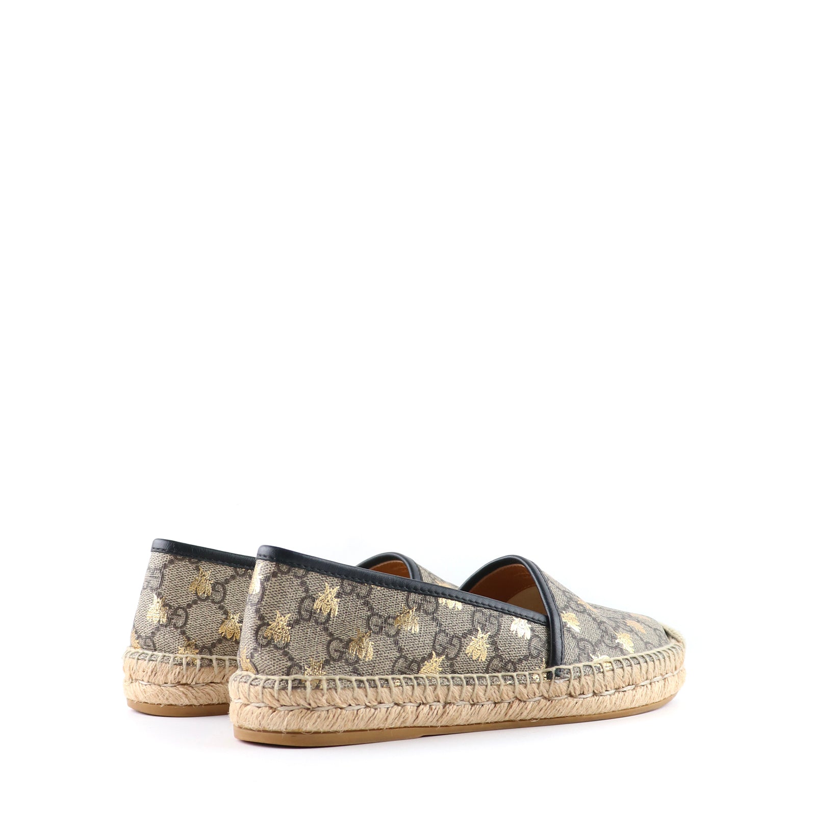 GUCCI - Espadrilles in GG canvas and bees (T36.5)