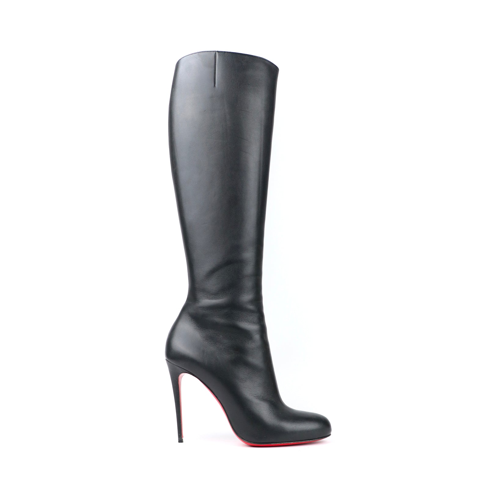 LOUBOUTIN - Bottes Fifi Botta en cuir noir (T39,5)