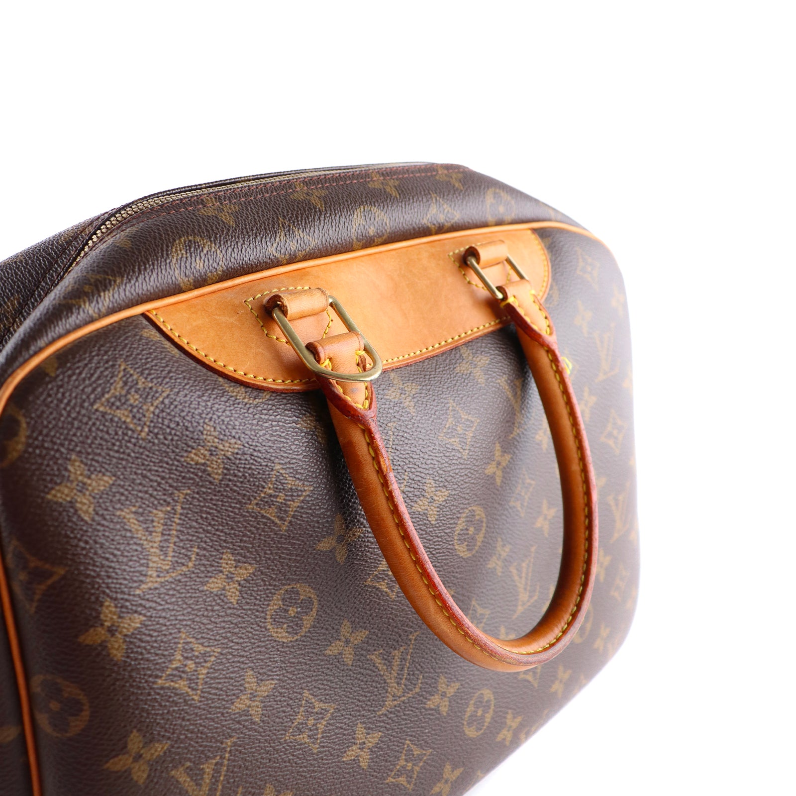 LOUIS VUITTON - Sac à main Deauville en toile monogramme