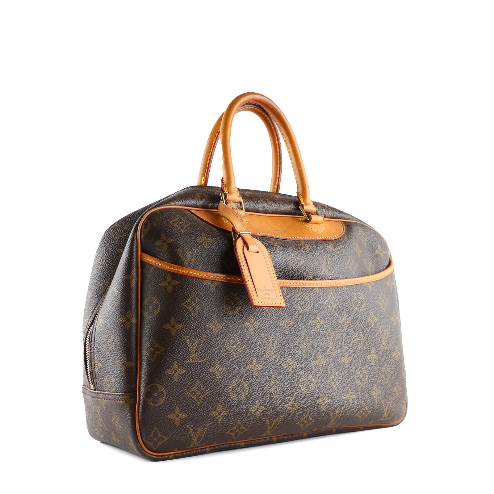 LOUIS VUITTON - Sac à main Deauville en toile monogramme