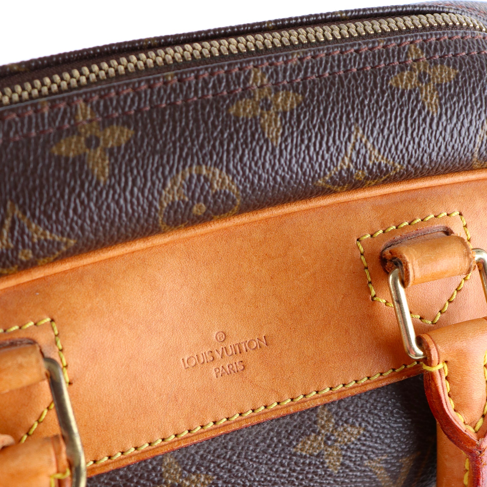 LOUIS VUITTON - Sac à main Deauville en toile monogramme