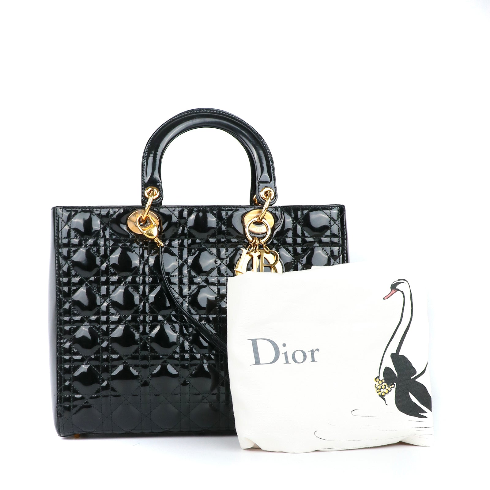 DIOR - Sac à main Lady Dior Large