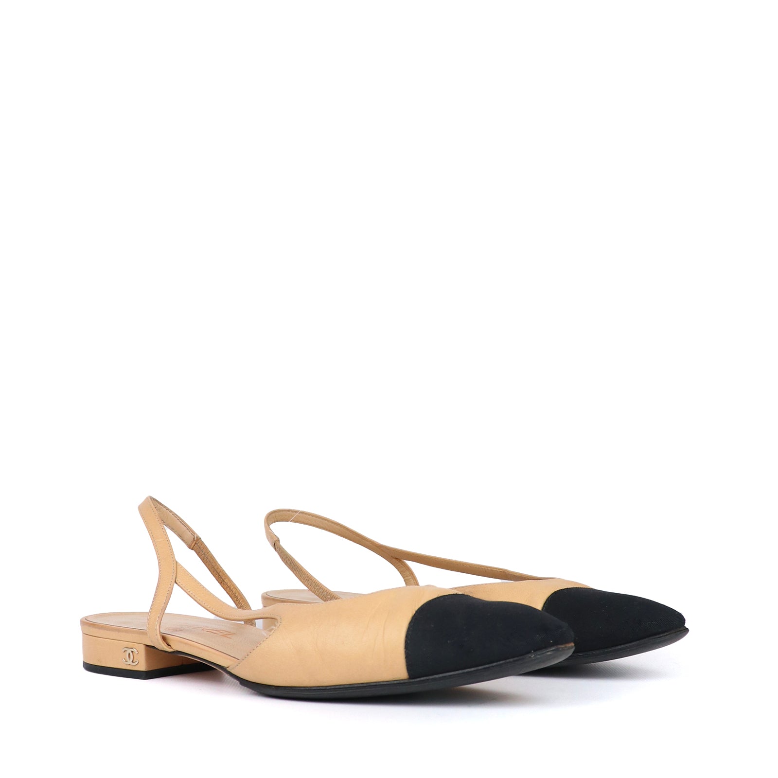 CHANEL - Sandales Slingback (T38)
