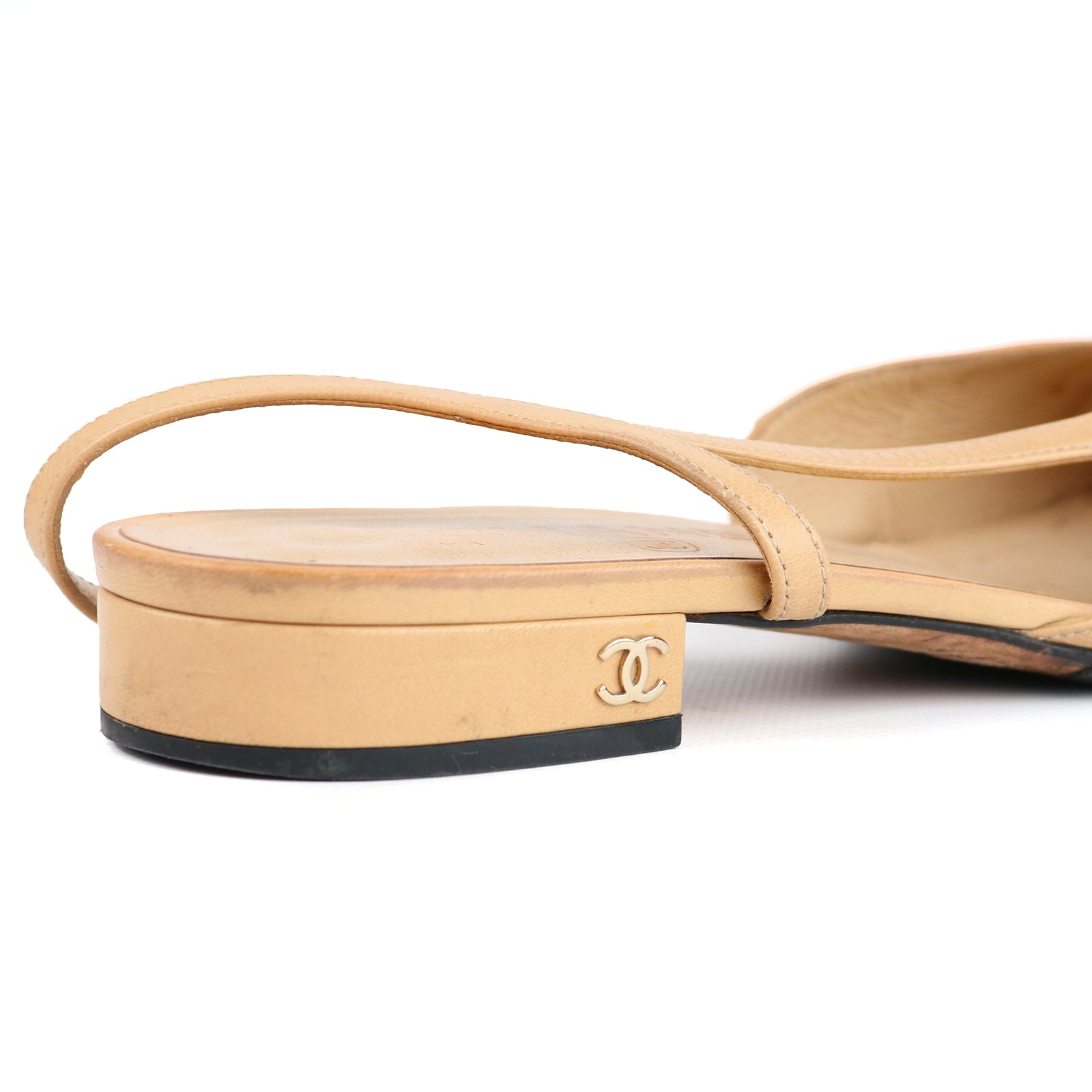 CHANEL - Sandales Slingback (T38)