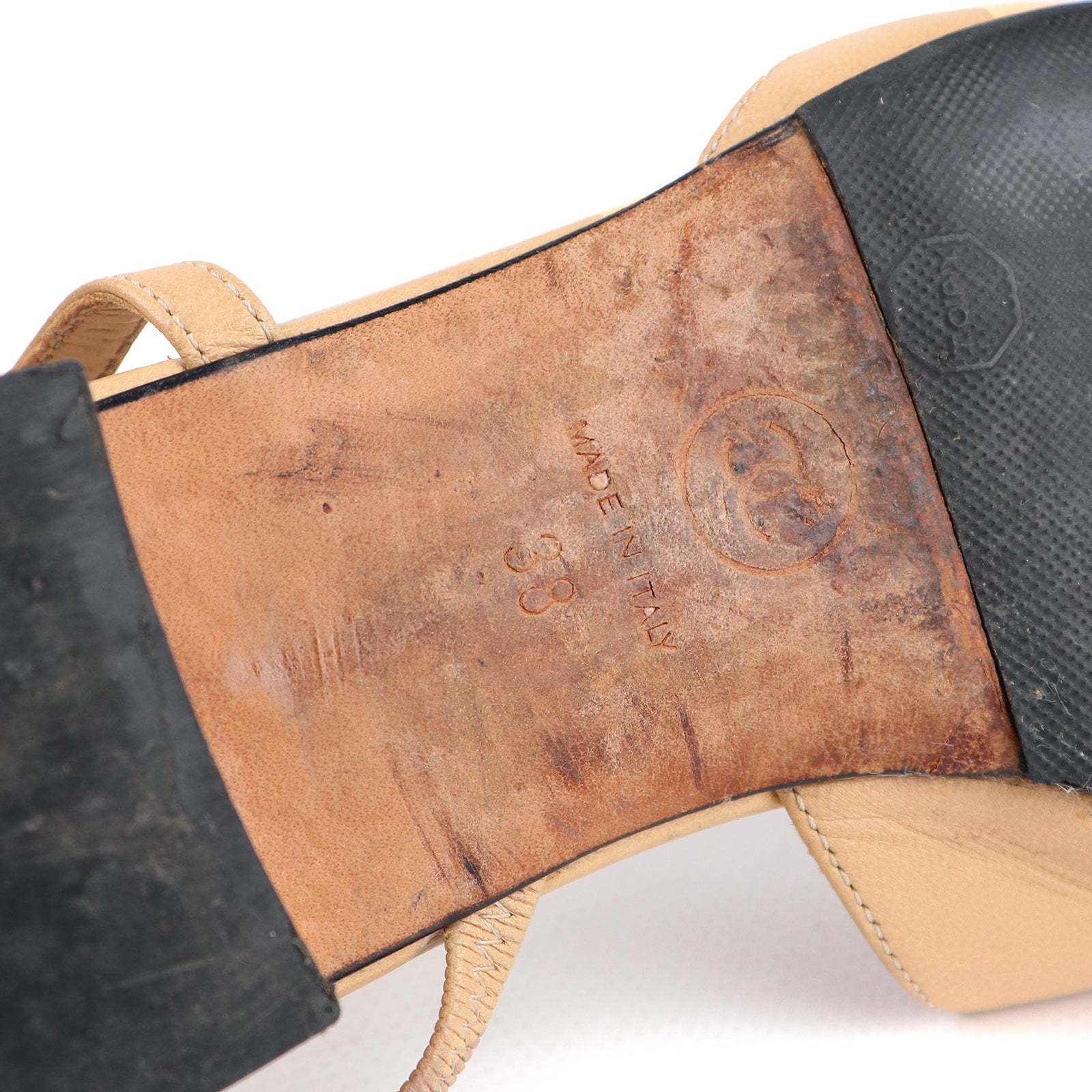 CHANEL - Sandales Slingback (T38)