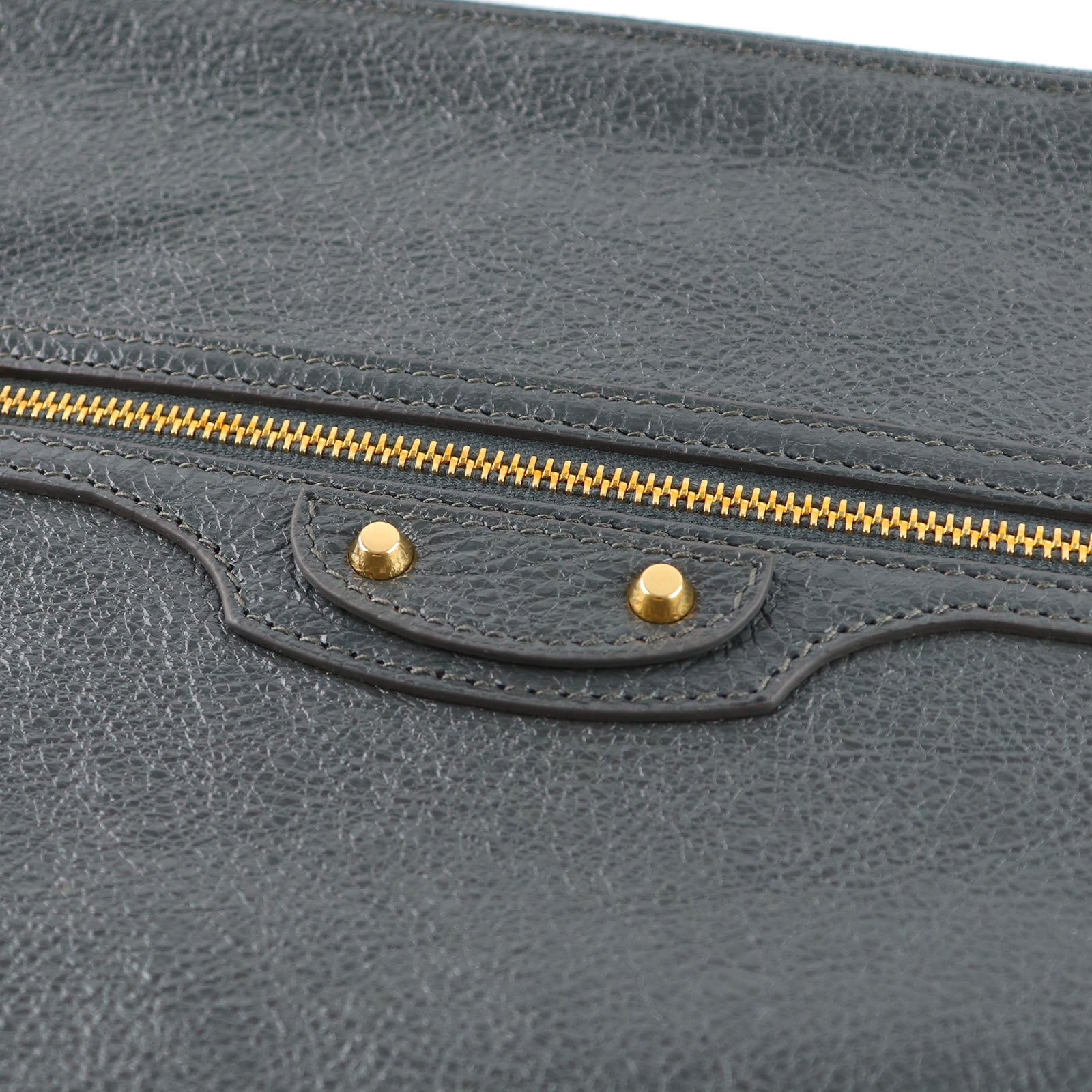 BALENCIAGA - Pochette en cuir Classic