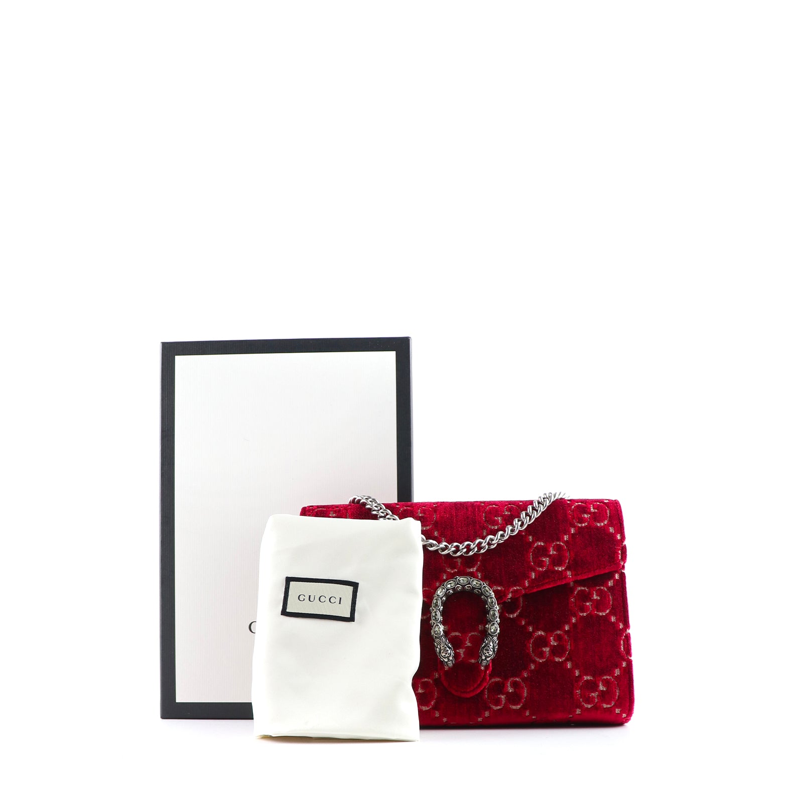 GUCCI - Sac à bandoulière Mini Dionysus en velours violet