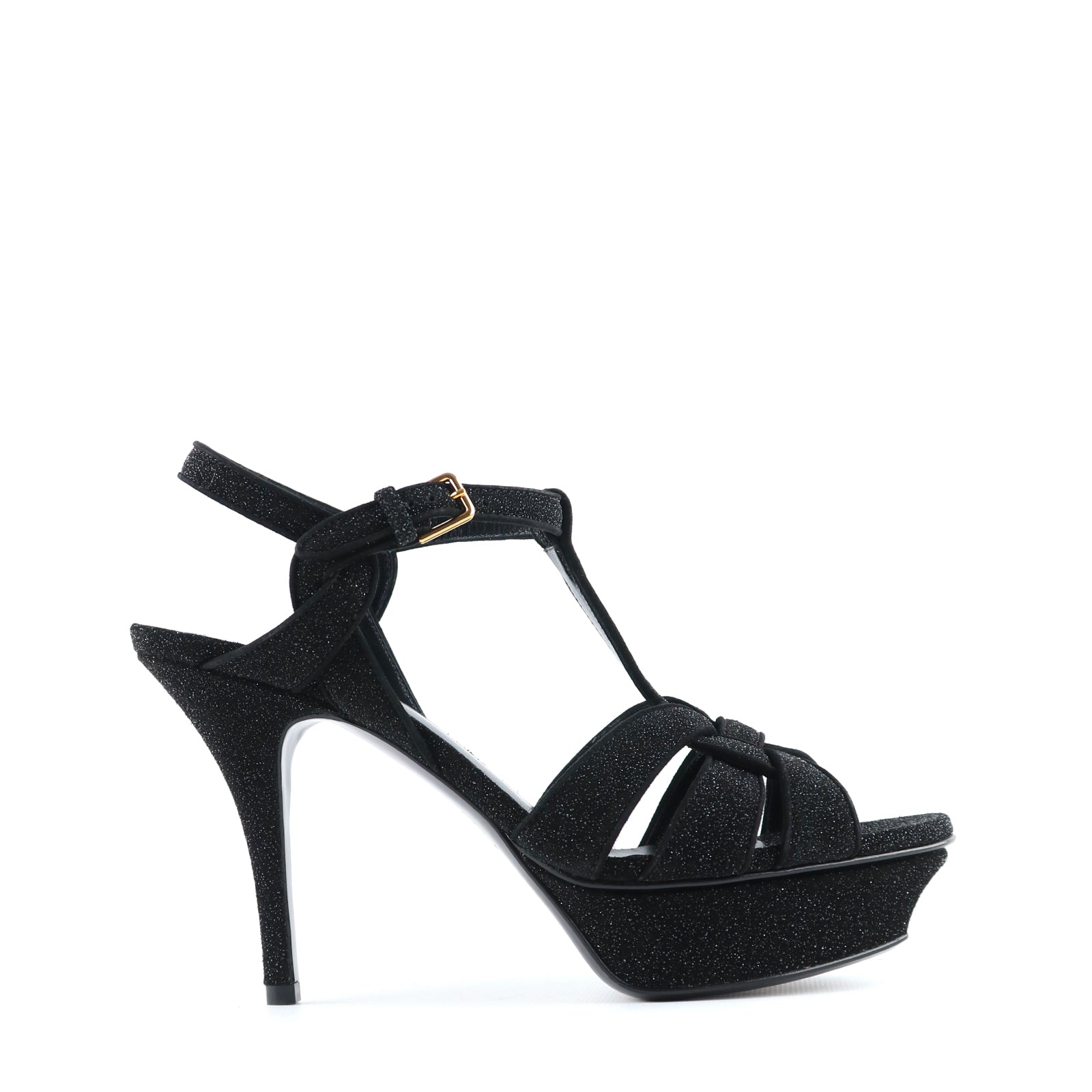 SAINT LAURENT - Sandales à plateforme Tribute (T37,5)
