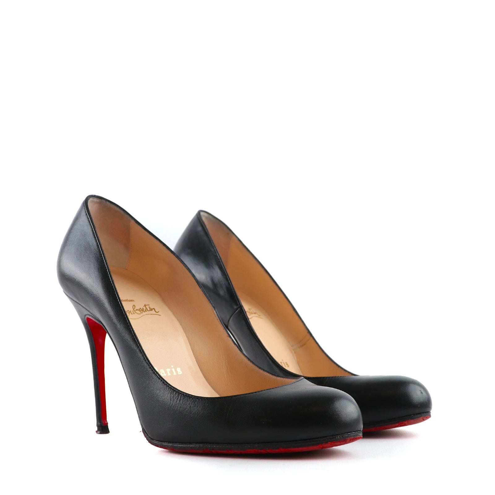 LOUBOUTIN - Fifi pumps in black leather (T36.5)