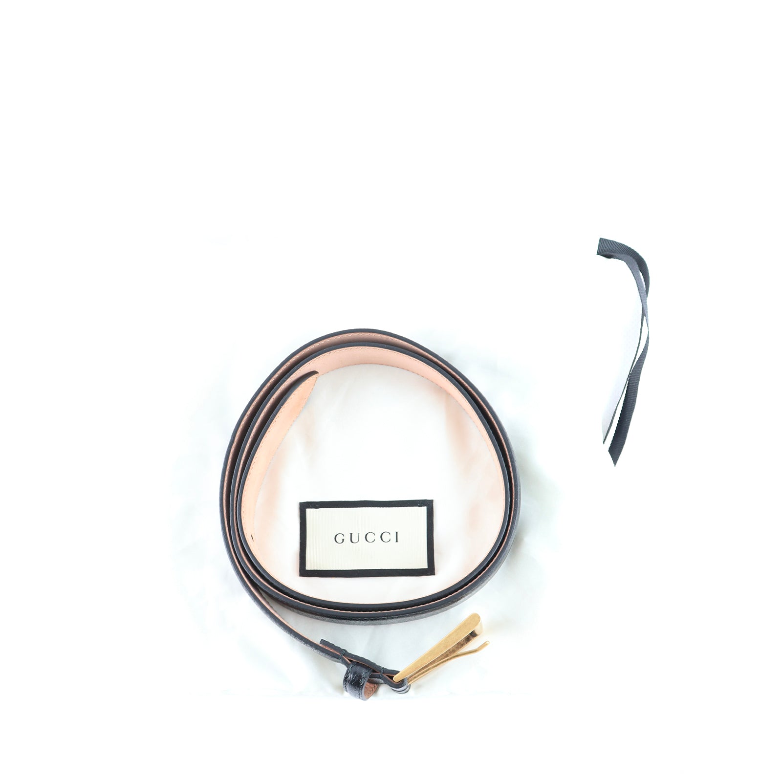 GUCCI - Ceinture en cuir grainé (T100)