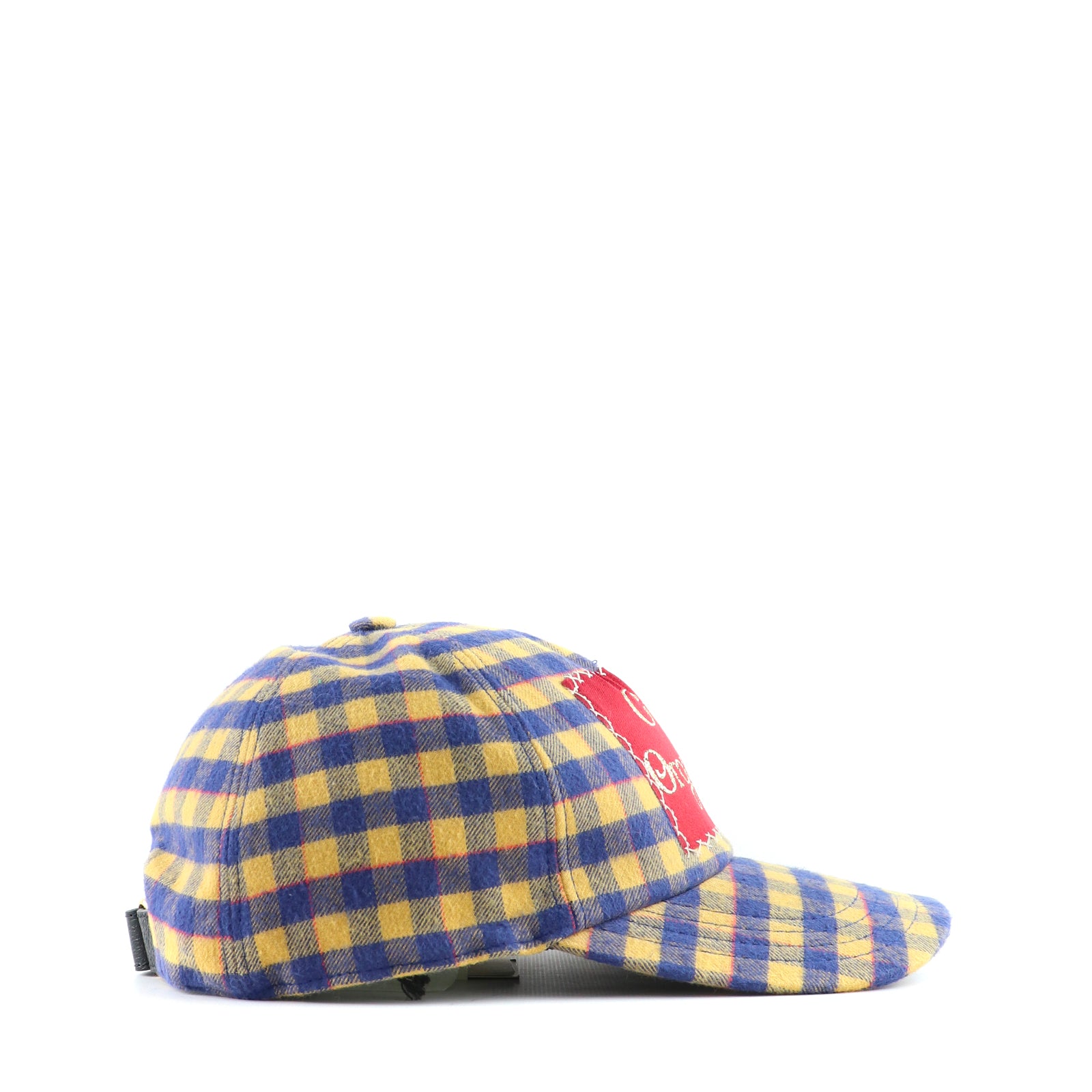 GUCCI - Casquette Gucci Orgasmique en toile bleu et jaune