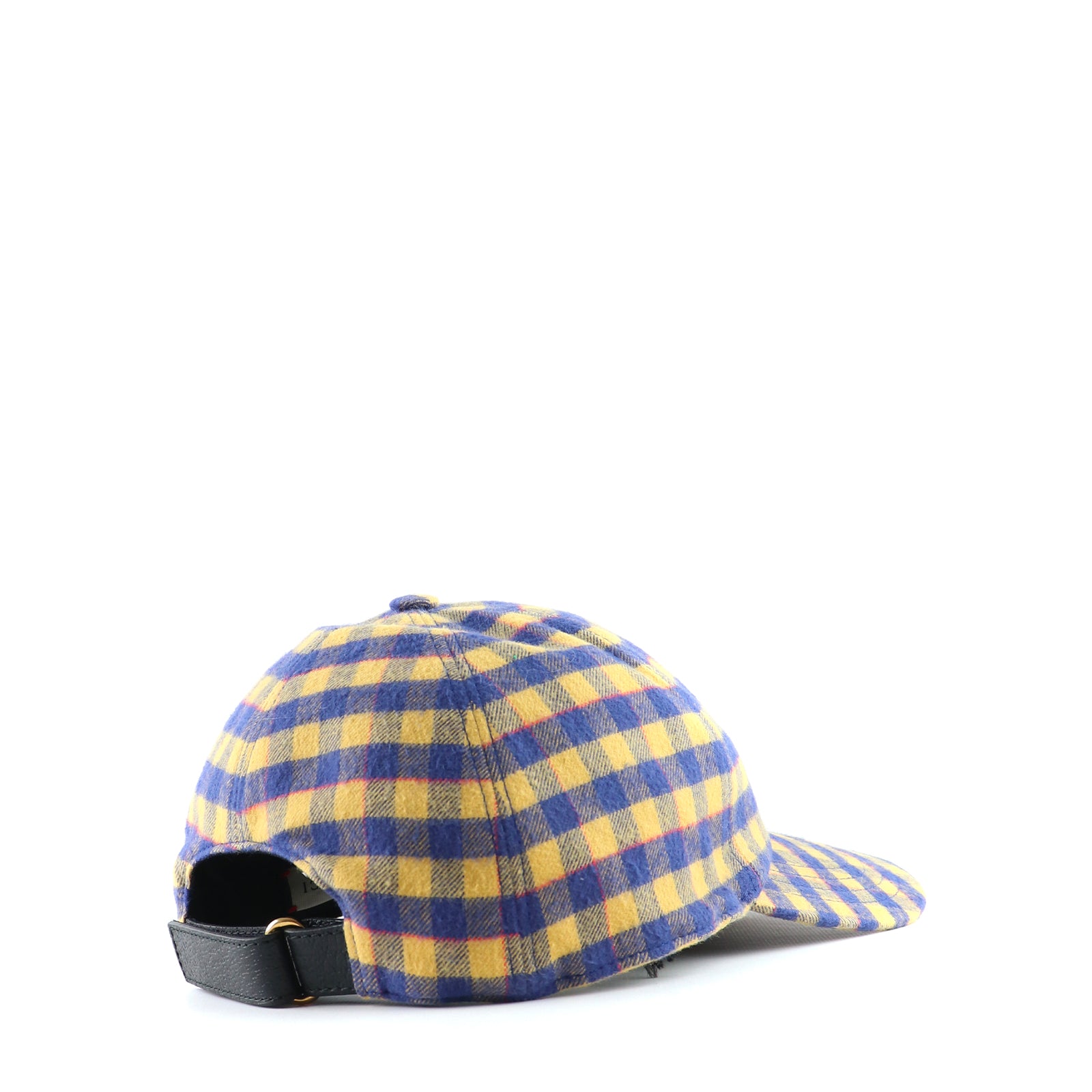 GUCCI - Casquette Gucci Orgasmique en toile bleu et jaune