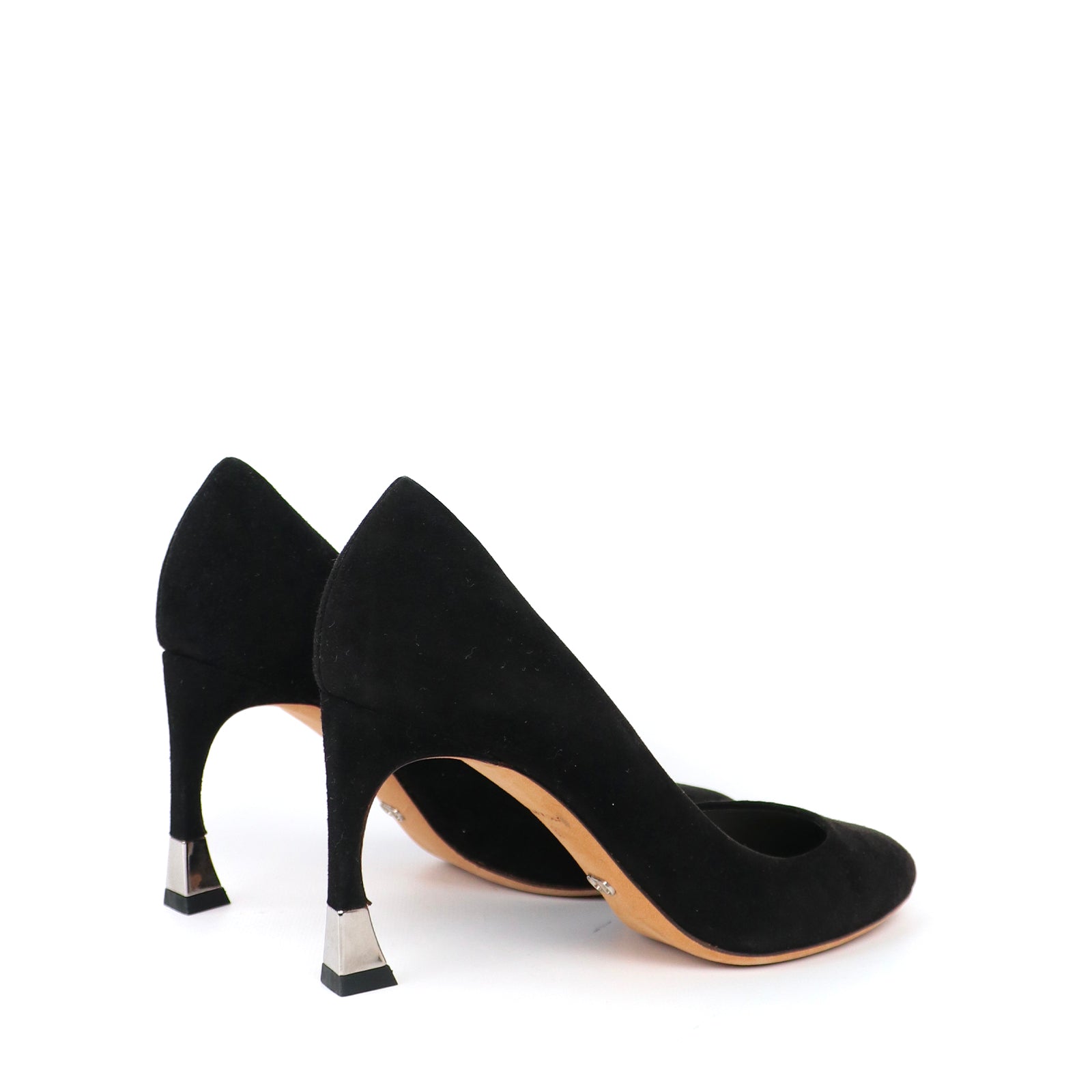 DIOR - Escarpins en daim noir (T37)