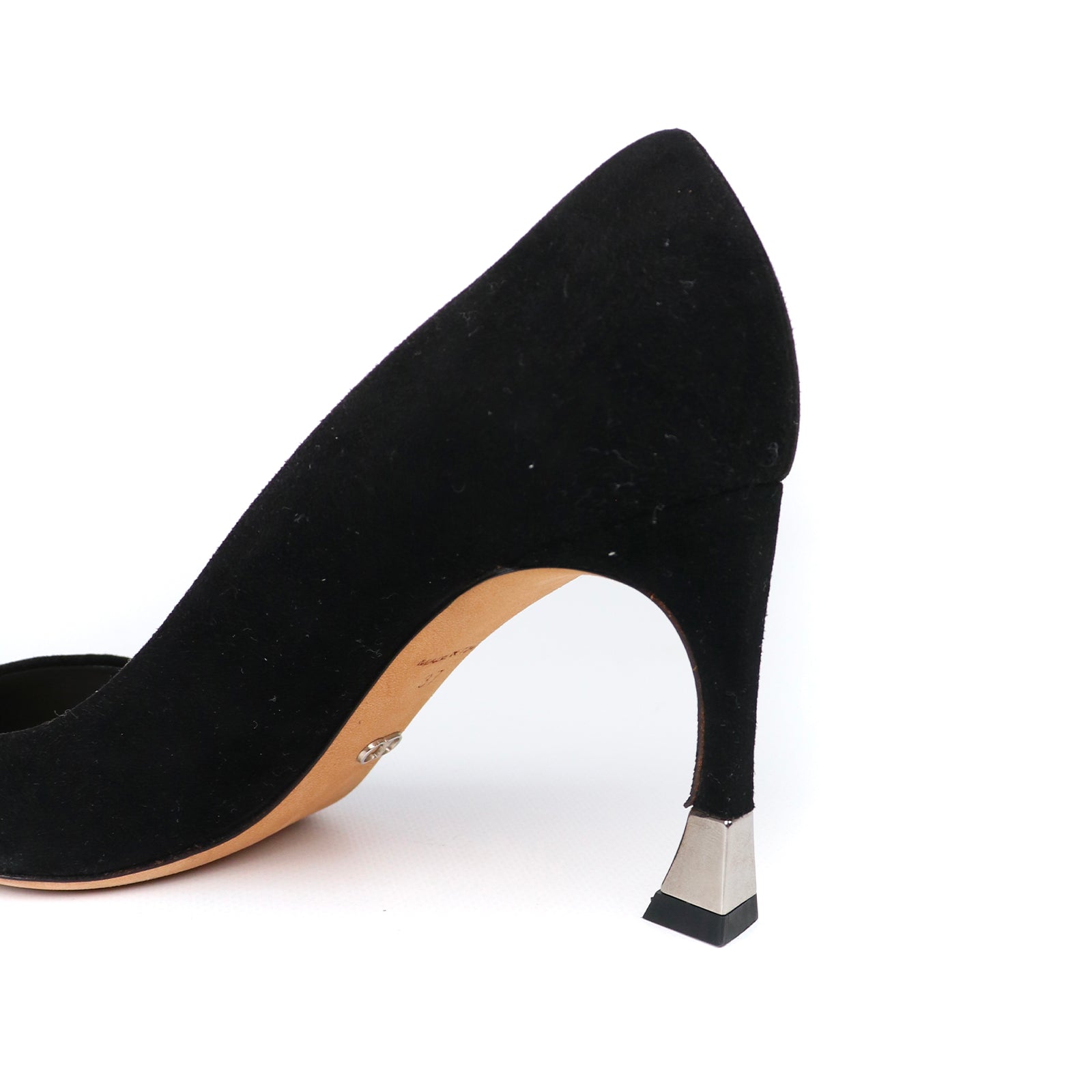 DIOR - Escarpins en daim noir (T37)