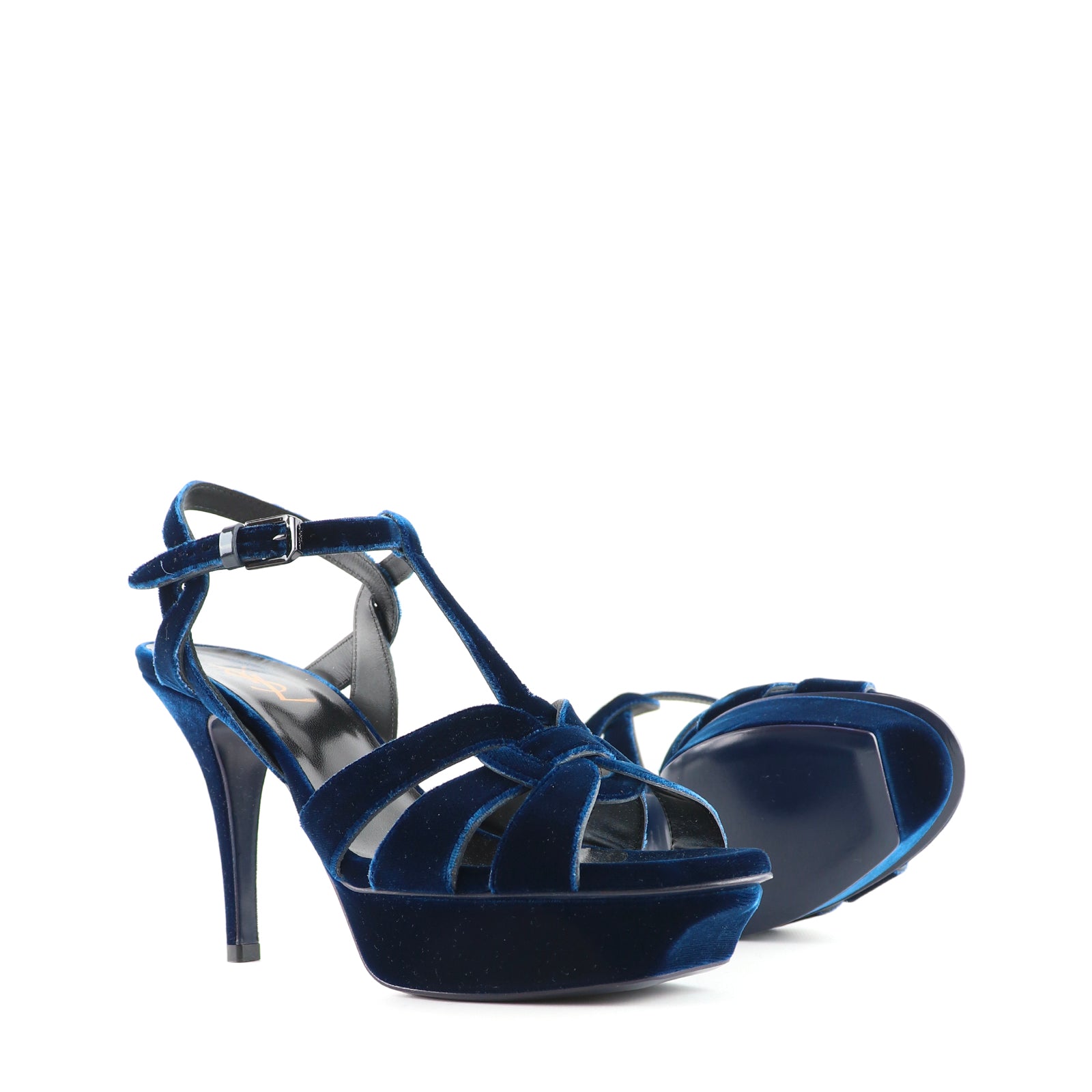 SAINT LAURENT - Sandales à plateforme Tribute (T39)