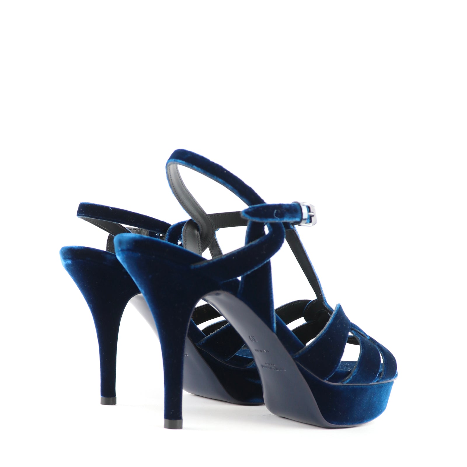 SAINT LAURENT - Sandales à plateforme Tribute (T39)