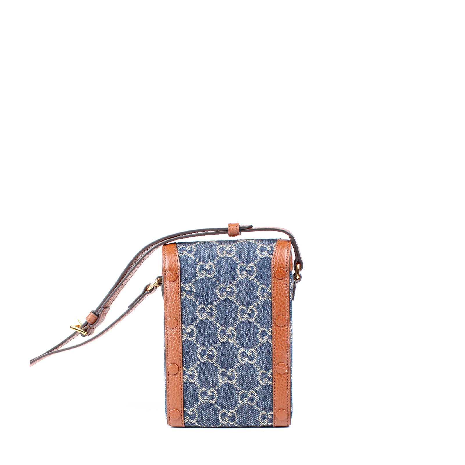 GUCCI - Mini sac 1955 détail Mors en denim