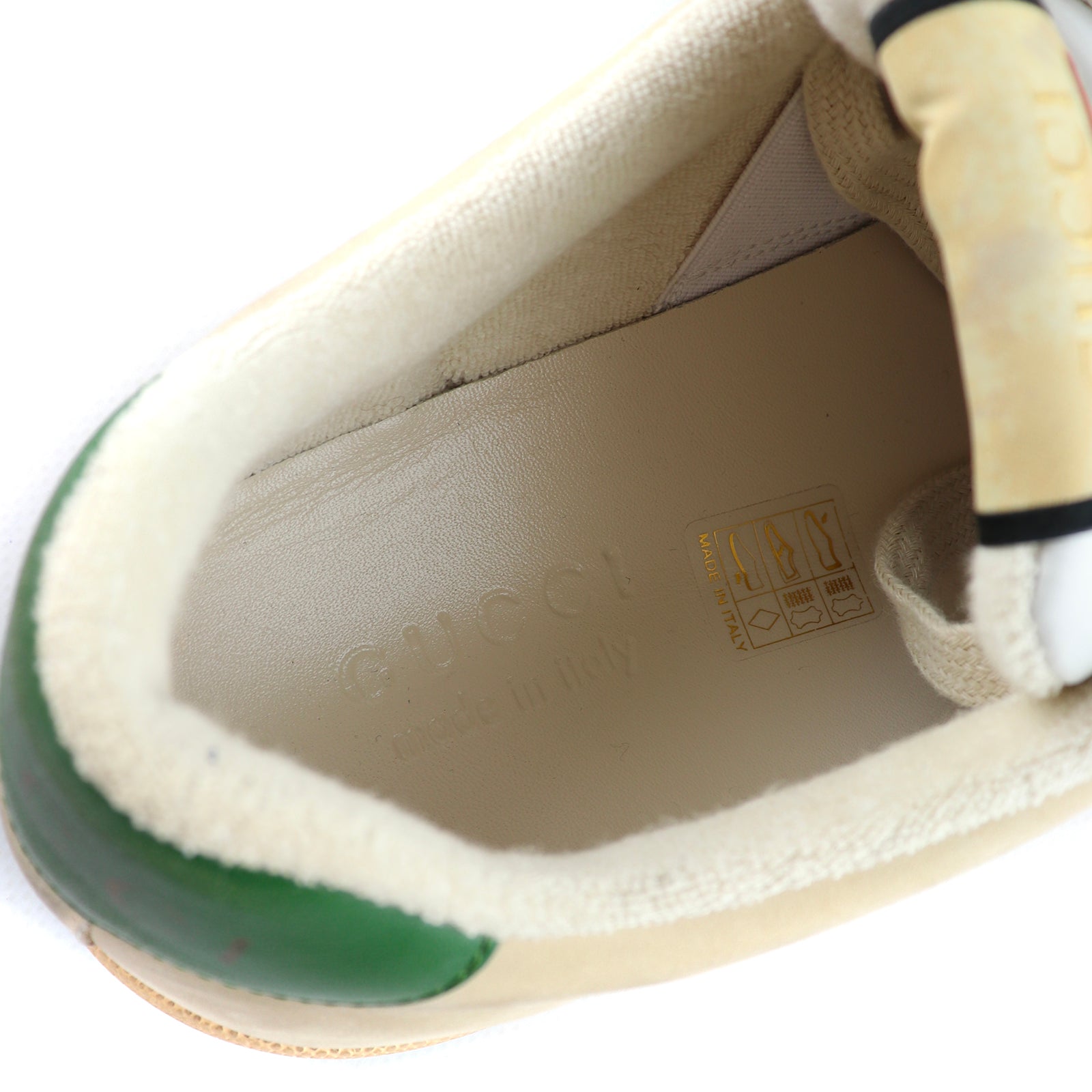 GUCCI - Screener leather sneakers (T42.5)