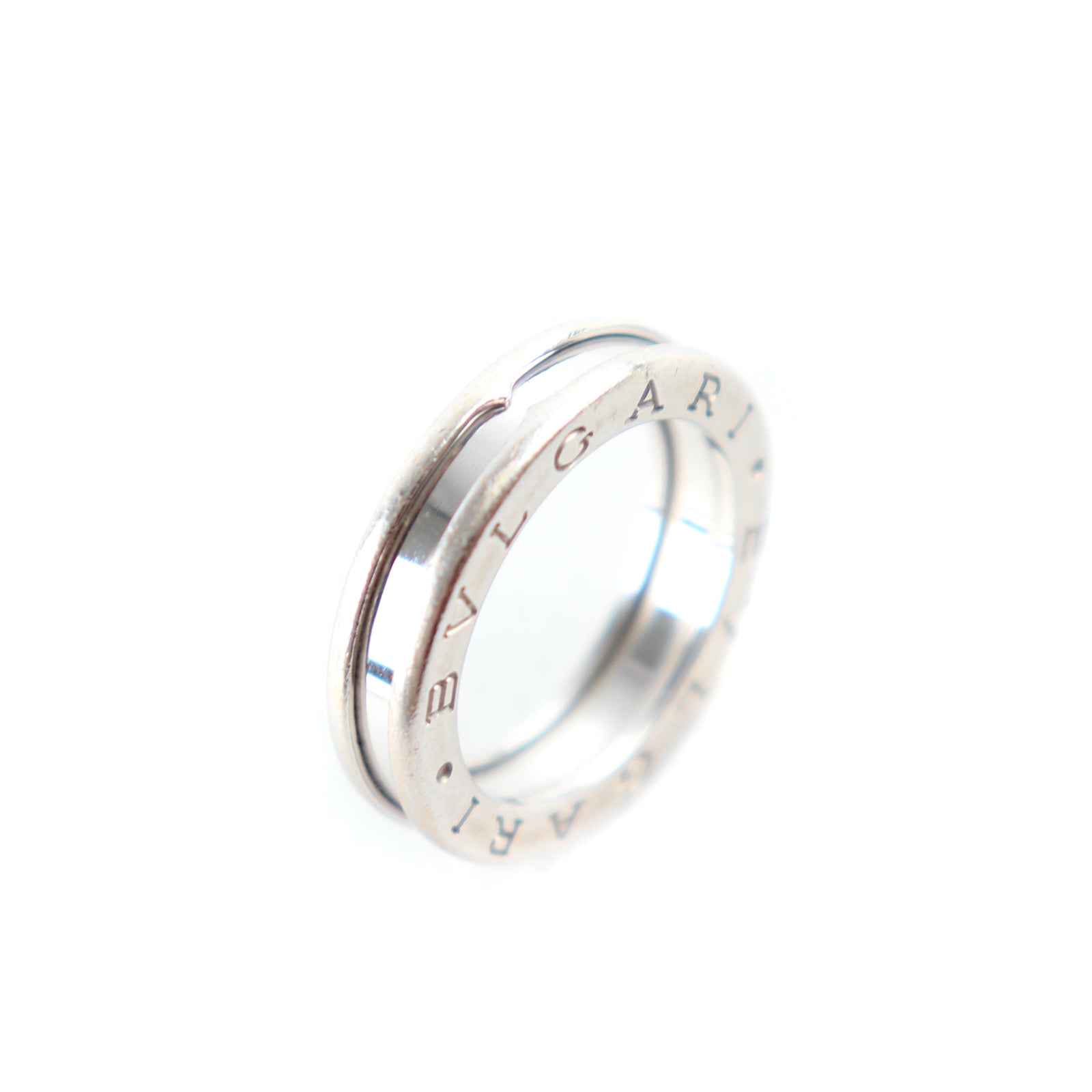 BULGARI - Bague B.Zero1 en or blanc (T53)