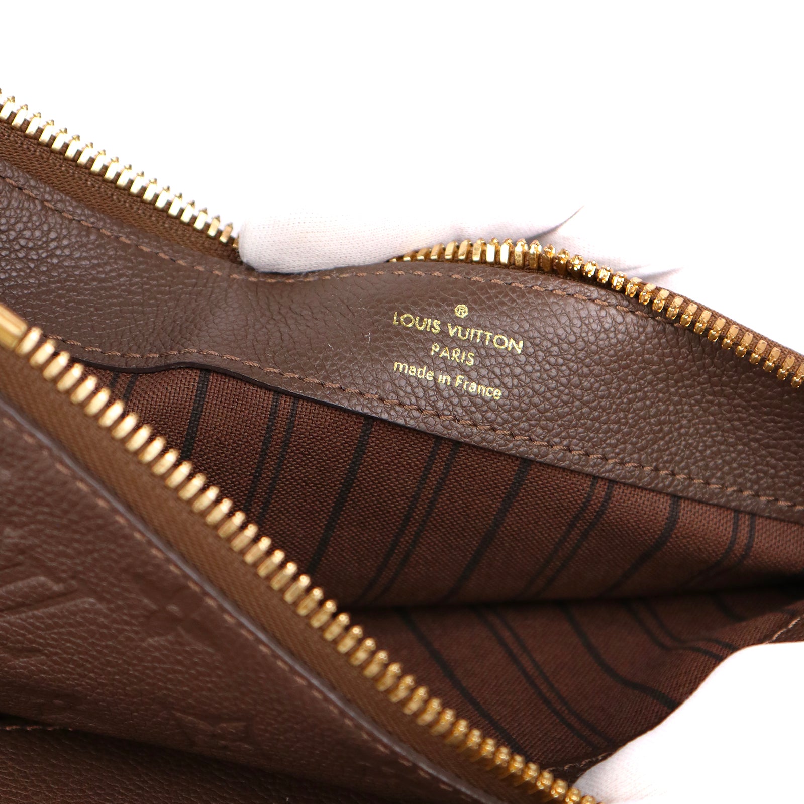 LOUIS VUITTON - Pochette Pétillante en cuir