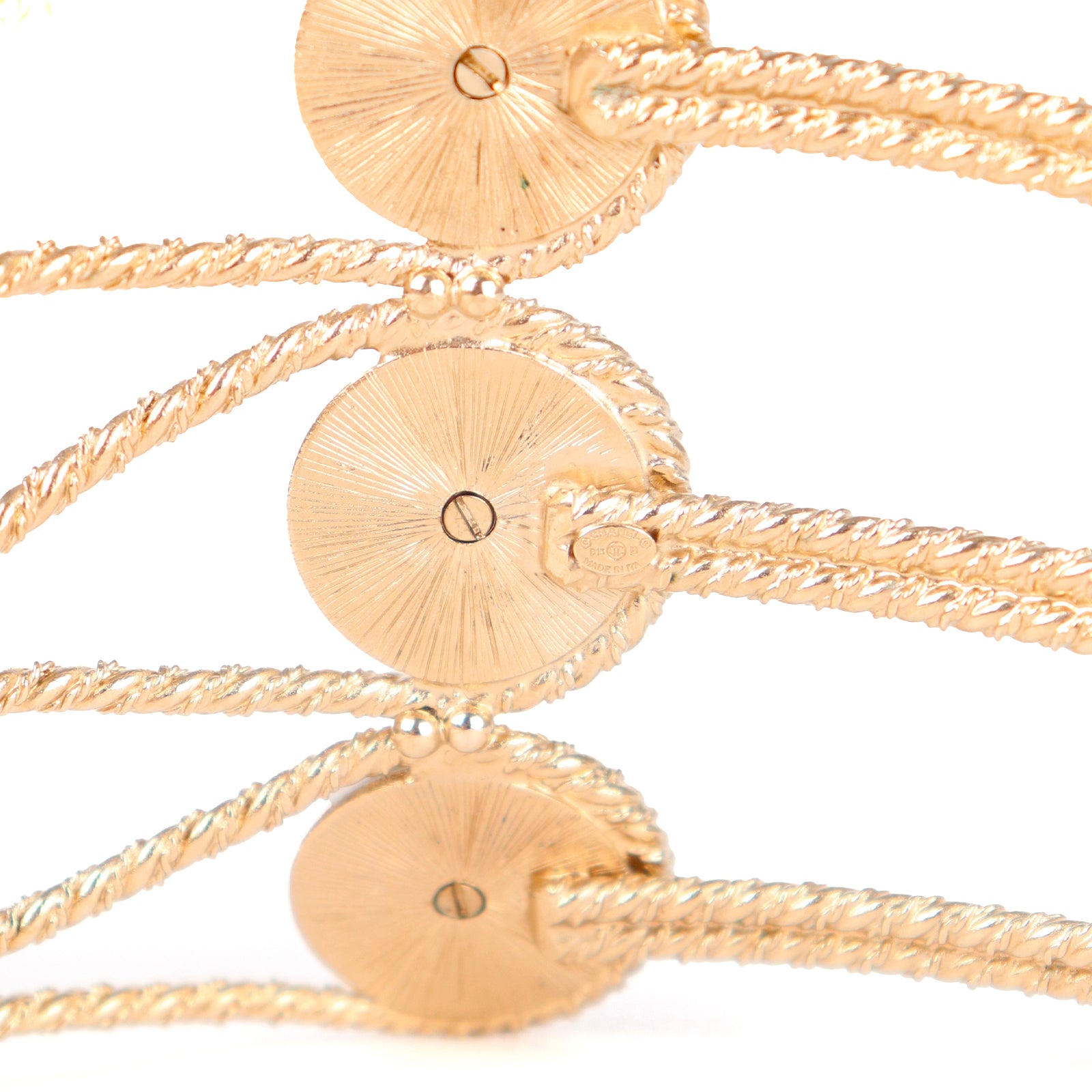 CHANEL - Collier chocker triple CC