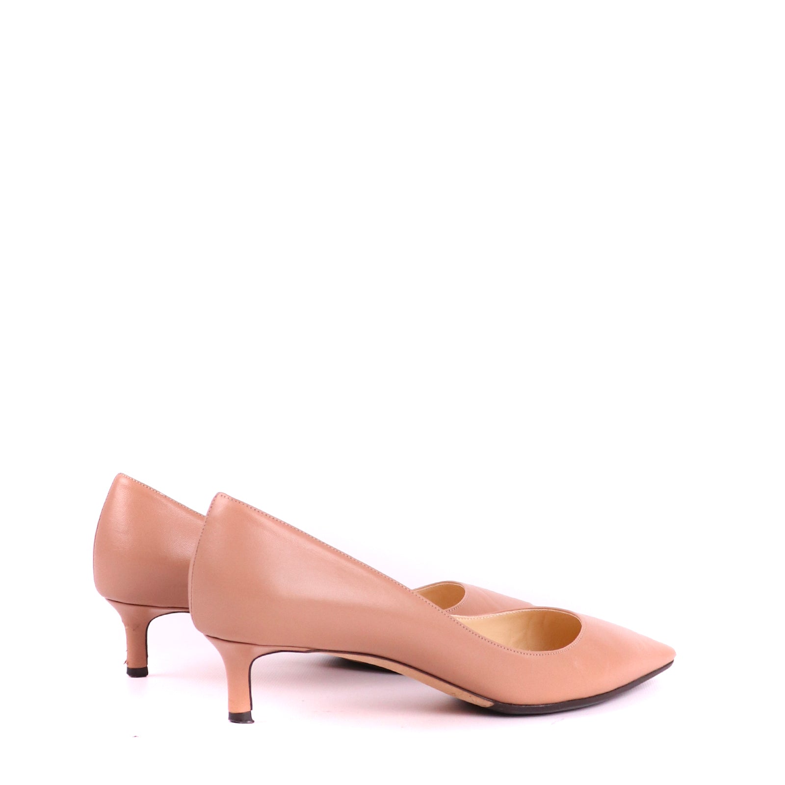 JIMMY CHOO - Escarpins en cuir lisse (T39,5)