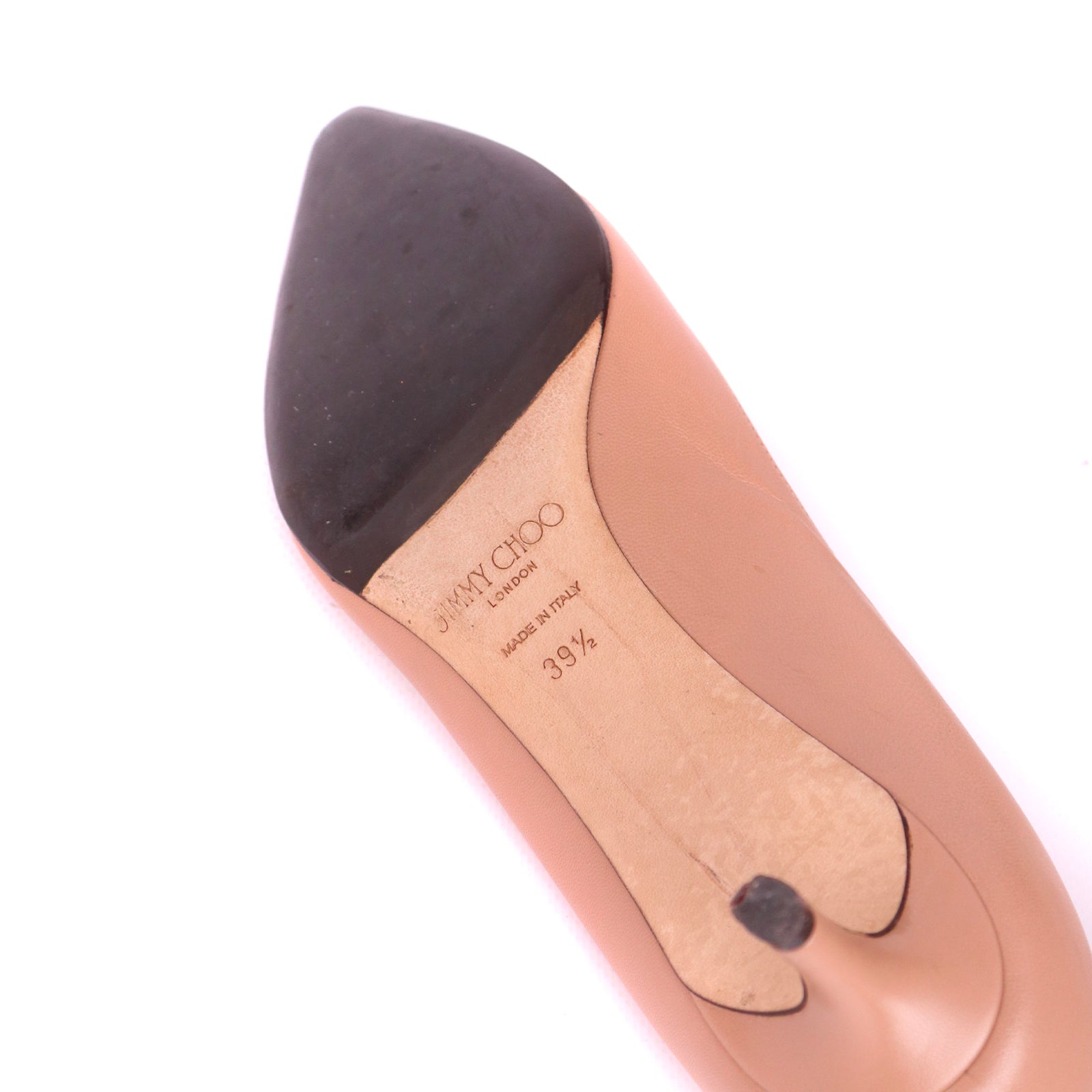 JIMMY CHOO - Escarpins en cuir lisse (T39,5)