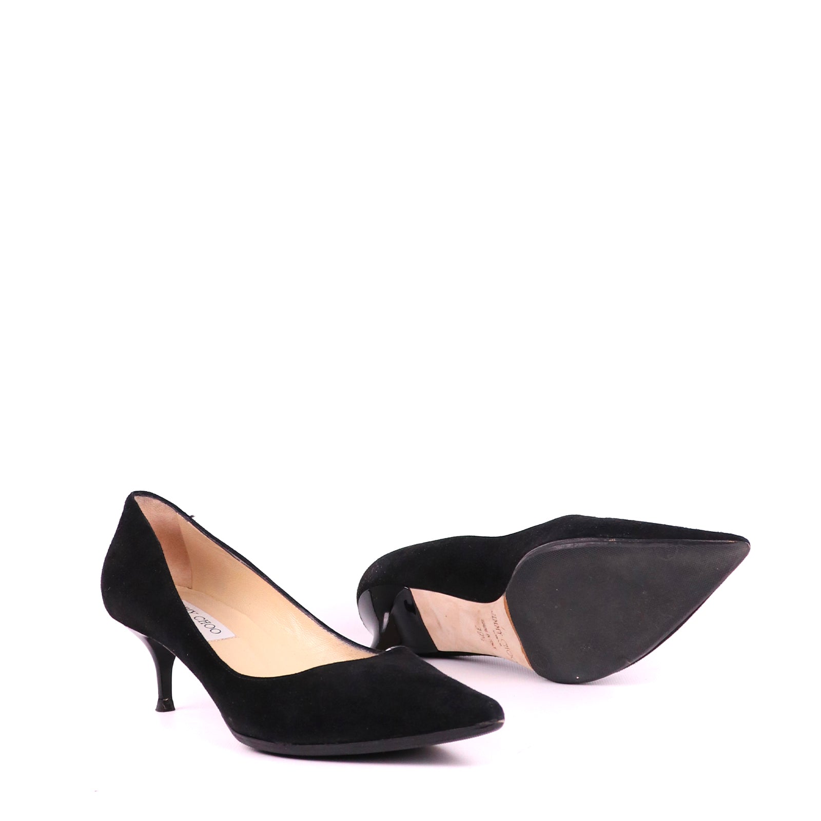 JIMMY CHOO - Escarpins en daim (T39,5)