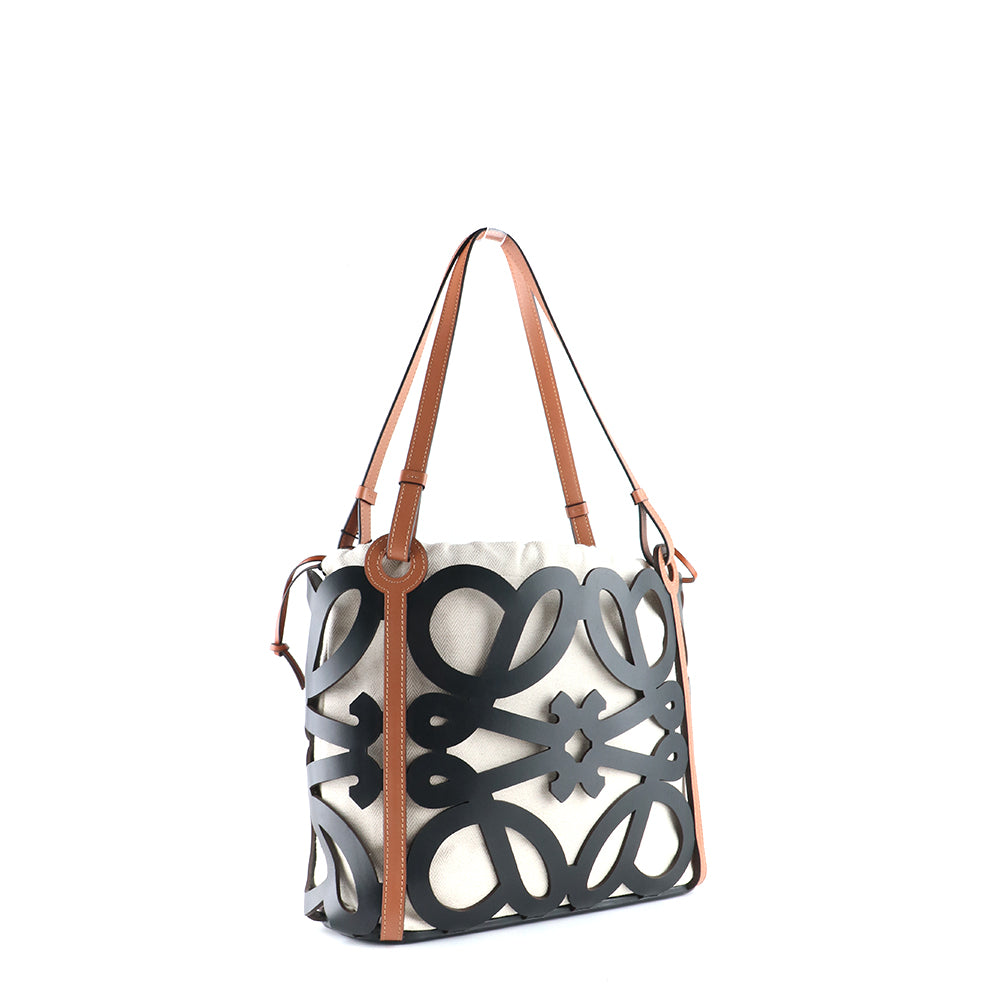 LOEWE - Sac cabas Petit Anagram Cut-out Tote en cuir