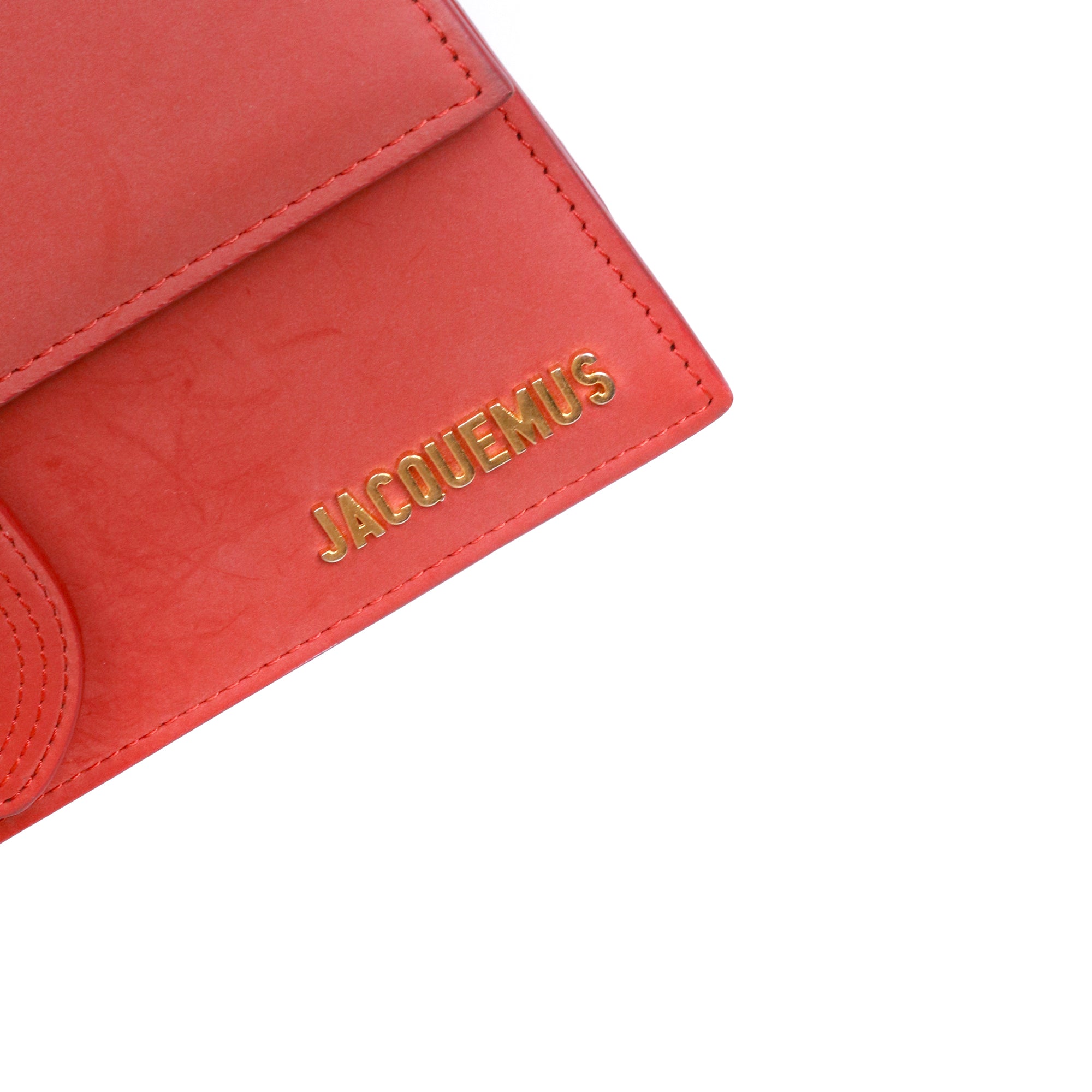 JACQUEMUS - Sac à bandoulière Le Grand Bambino Jacquemus en nubuck terracotta