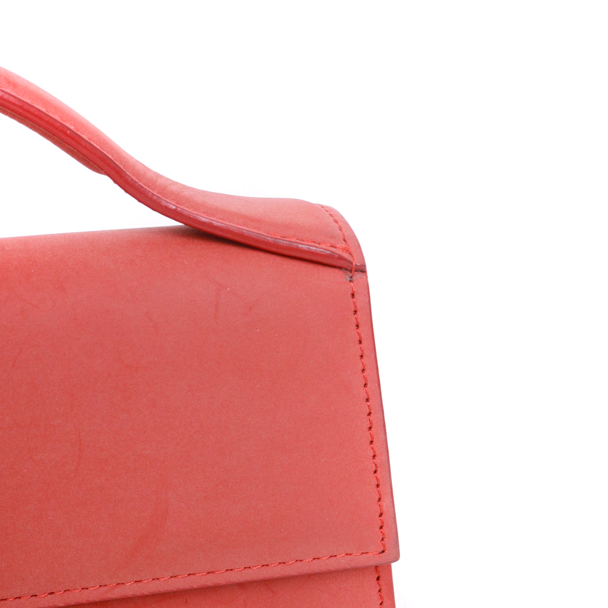 JACQUEMUS - Sac à bandoulière Le Grand Bambino Jacquemus en nubuck terracotta