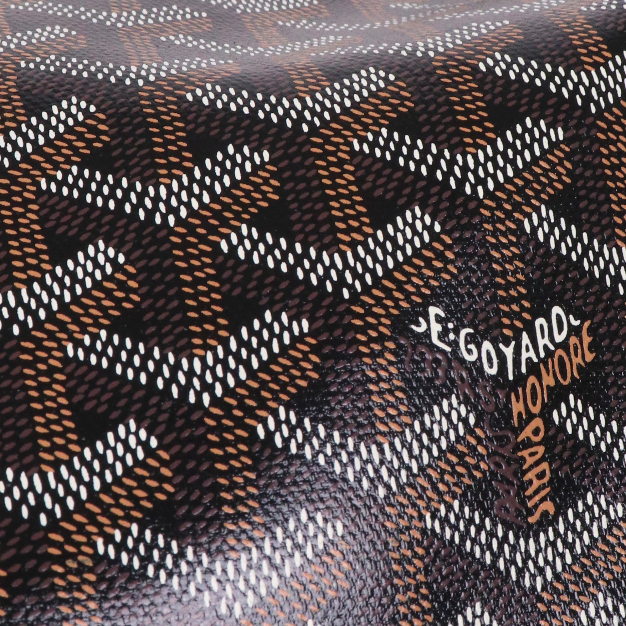 GOYARD - Sac de voyage Bowling 55 Goyard en toile enduite noire