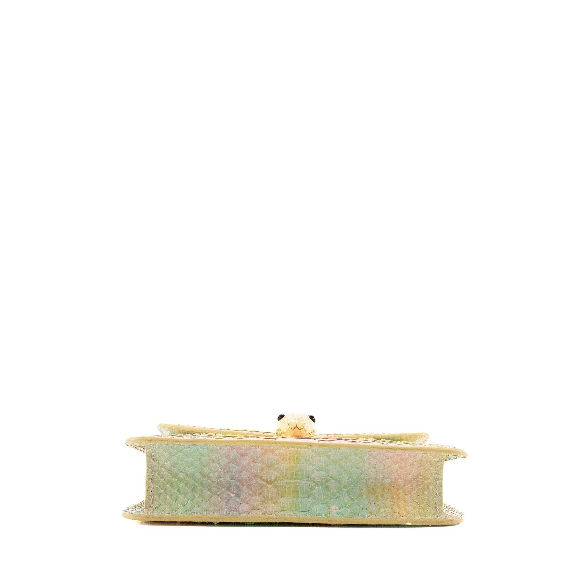 BULGARI - Sac à bandoulière Serpenti Bvlgari en python multicolore