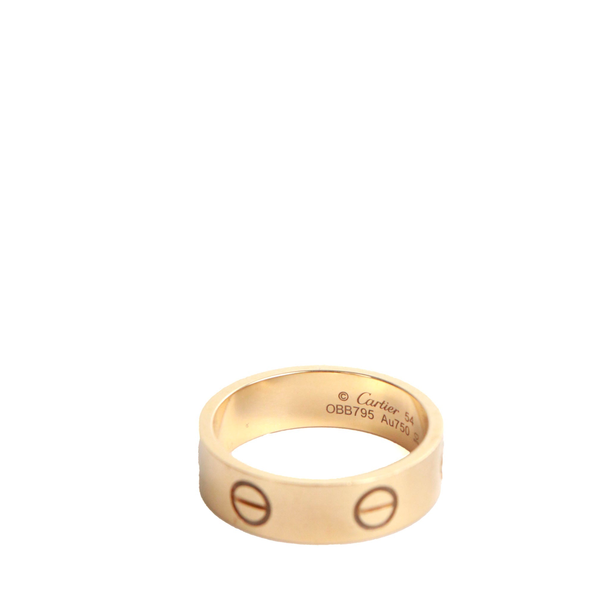 CARTIER - Love ring in pink gold with diamond (T51)