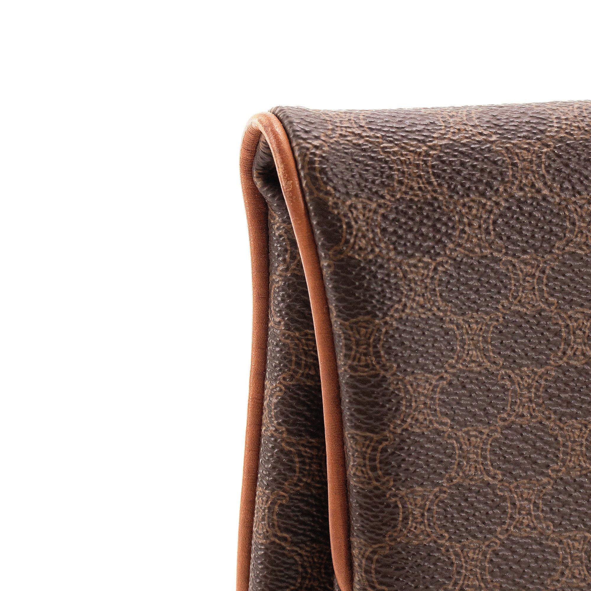 CELINE - Pochette à rabat Celine en toile monogrammée vintage