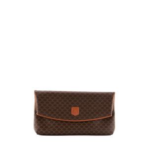 CELINE - Pochette à rabat Celine en toile monogrammée vintage