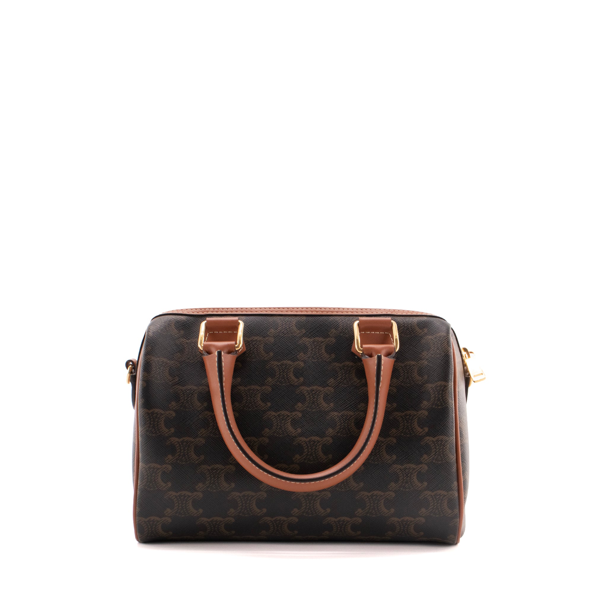 CELINE - Sac à bandoulière Boston PM Celine en toile monogrammée