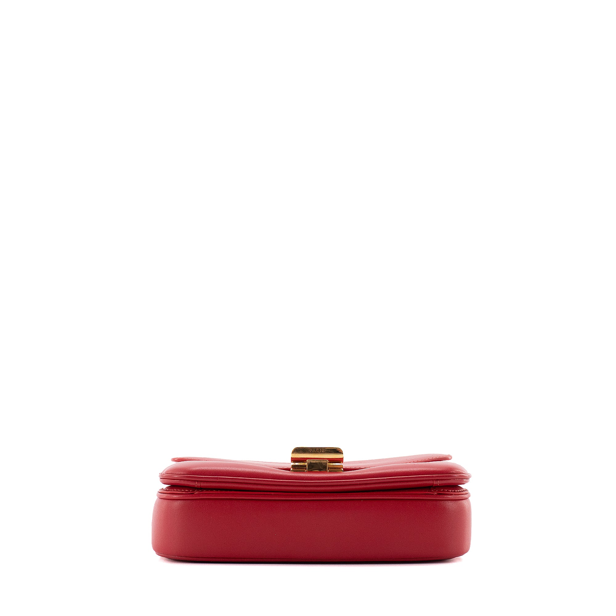 CELINE - Sac à épaule C Bag Celine en cuir lisse rouge