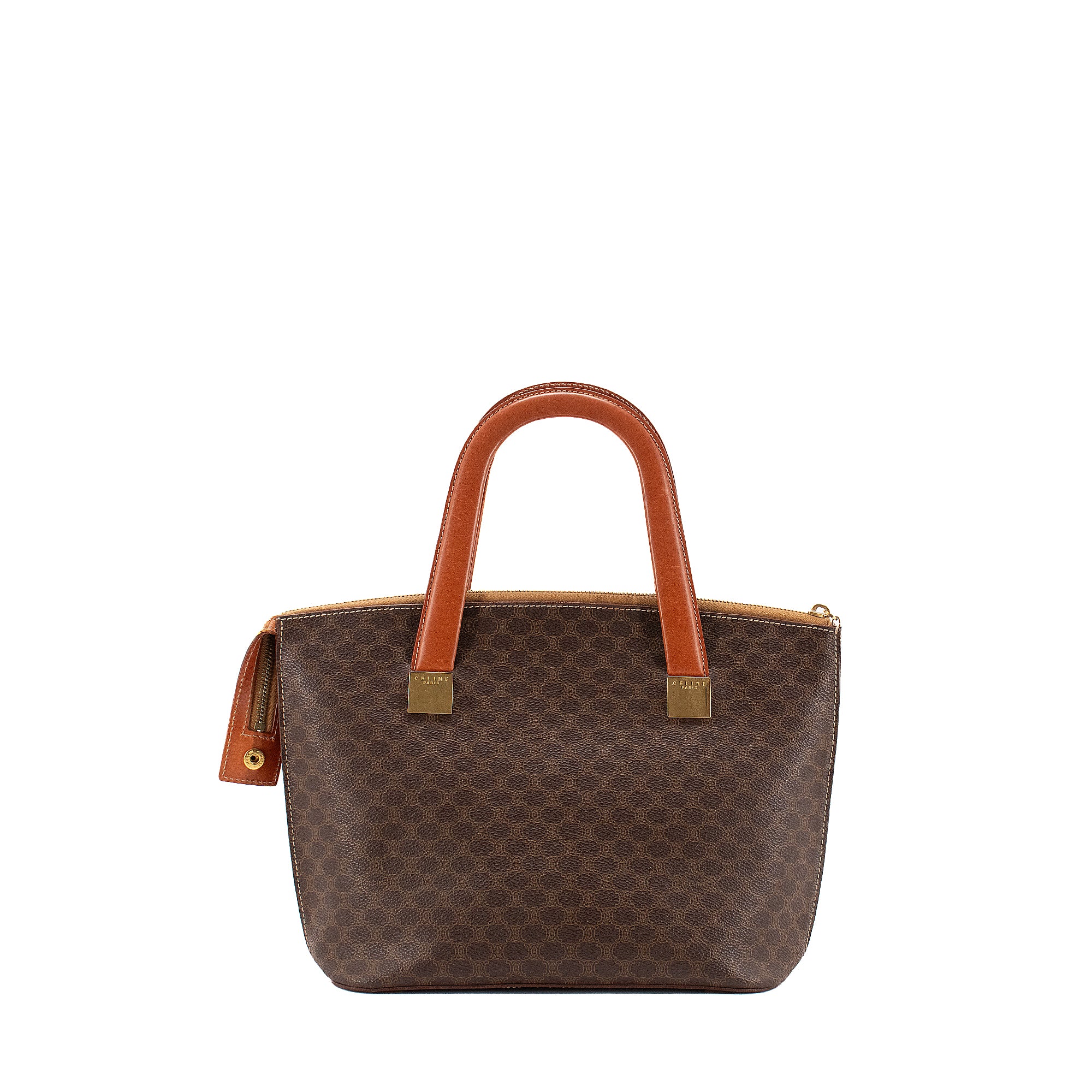 CELINE - Sac à main Celine en toile monogrammée vintage