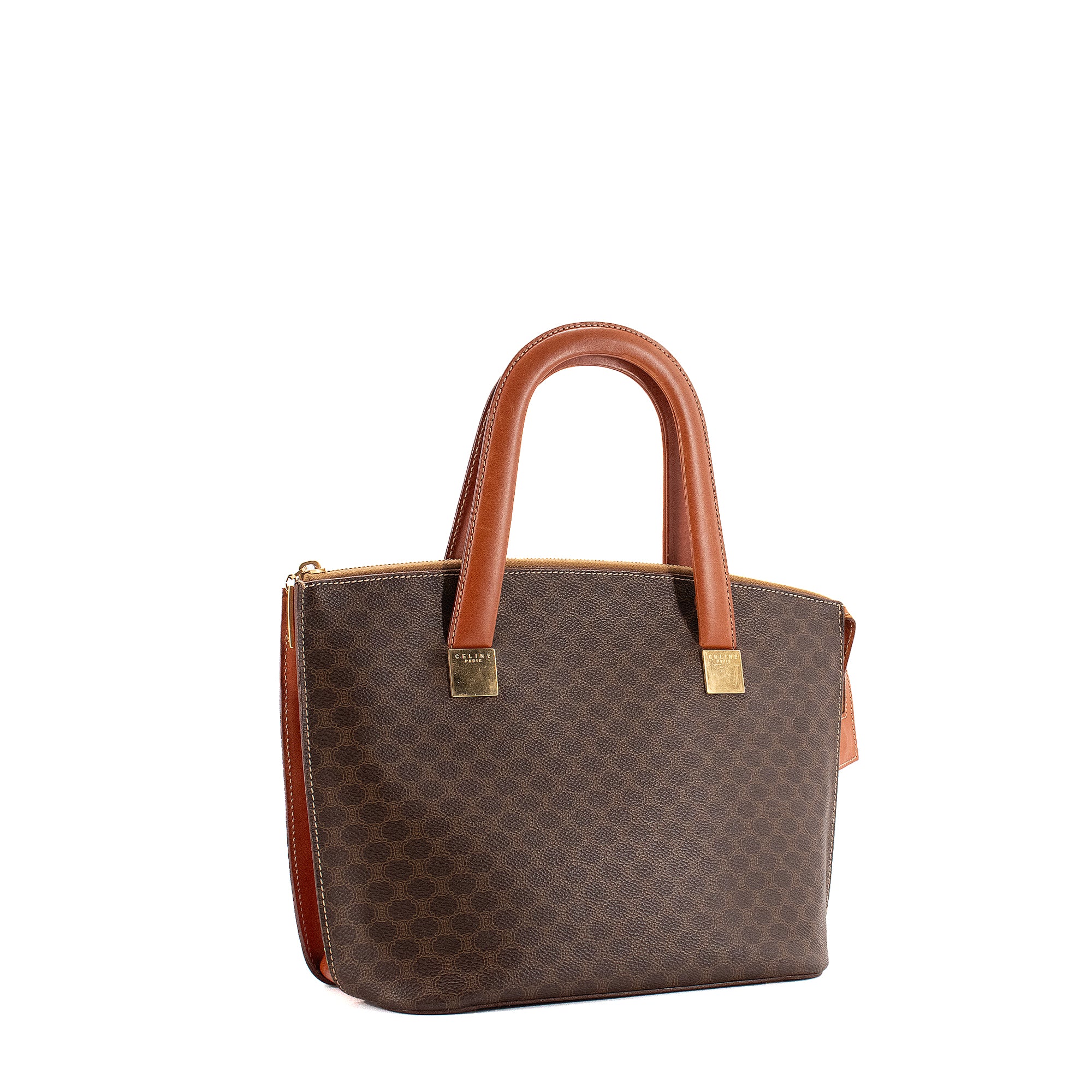 CELINE - Sac à main Celine en toile monogrammée vintage