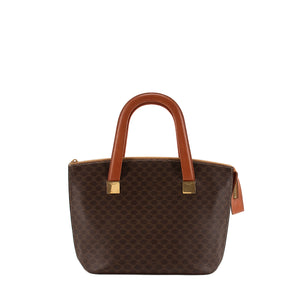 CELINE - Sac à main Celine en toile monogrammée vintage