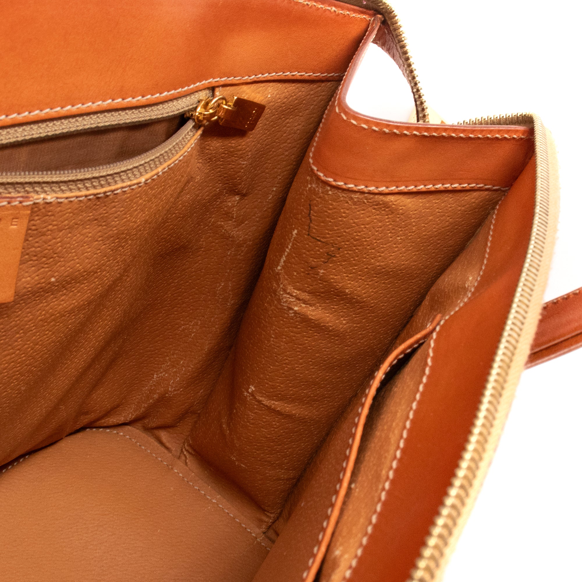 CELINE - Sac à main Celine en toile monogrammée vintage