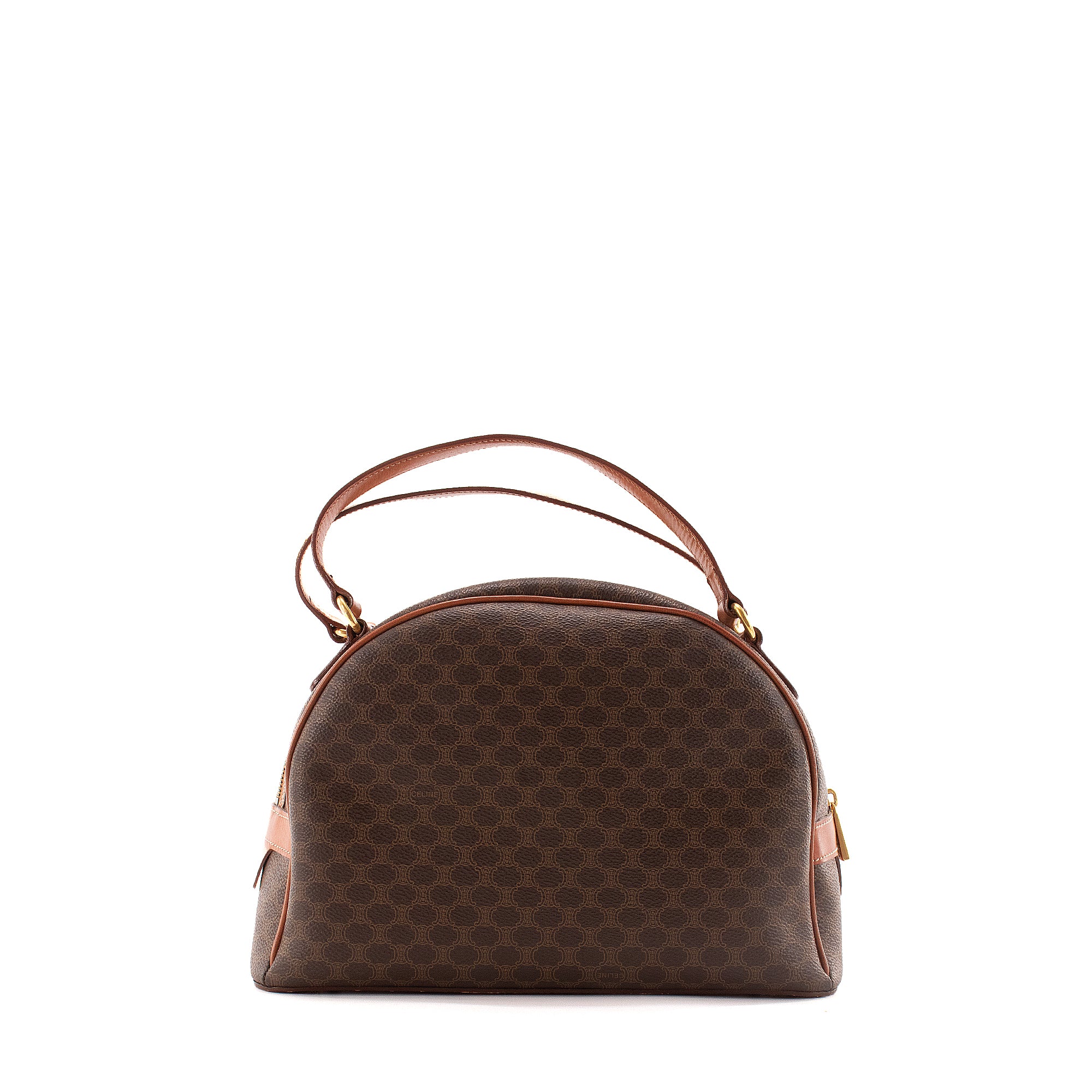 CELINE - Sac à main Macadam Celine en toile monogrammée vintage