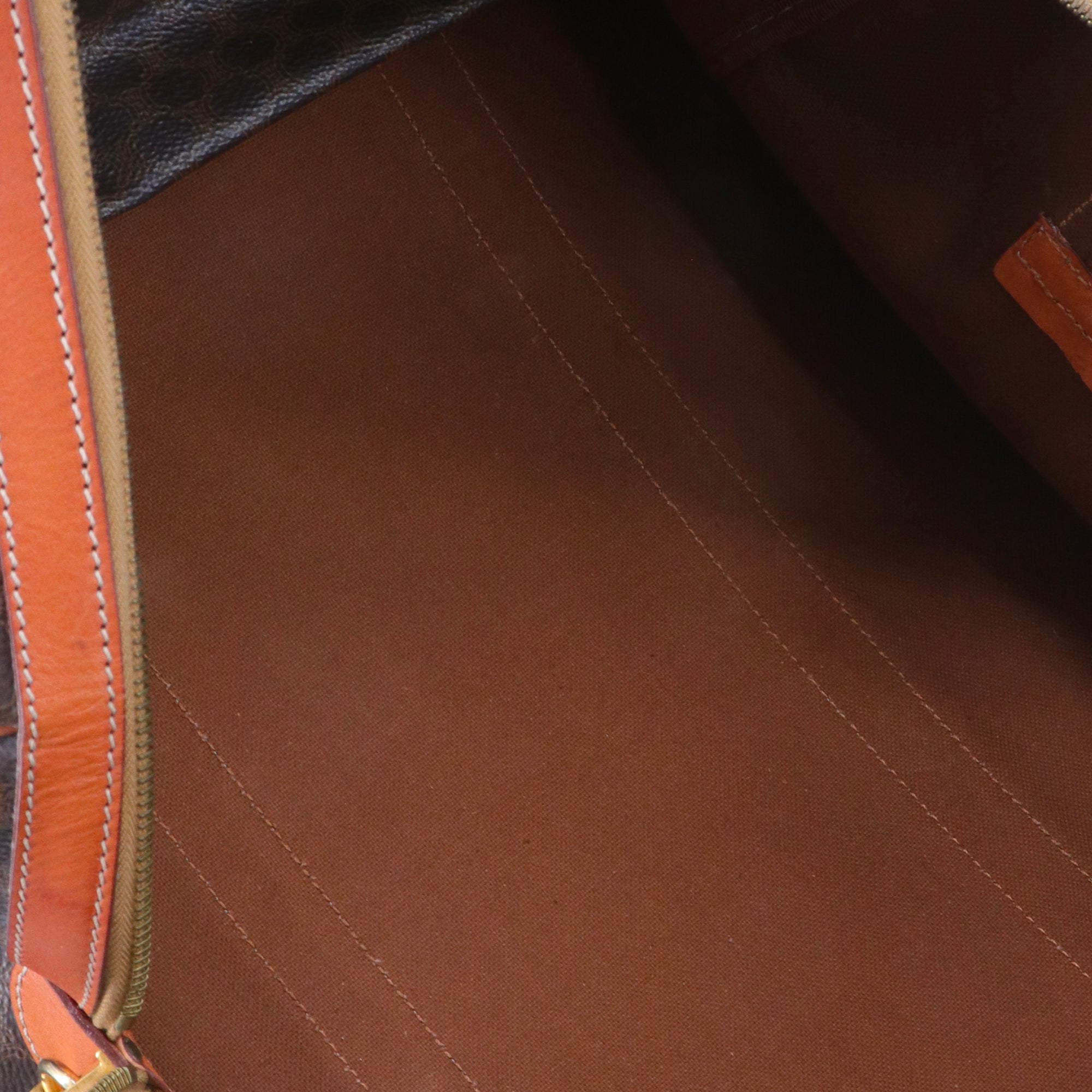 CELINE - Sac de voyage Boston Celine en toile monogrammée vintage