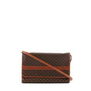 CELINE - Celine shoulder bag in vintage monogrammed coated canvas