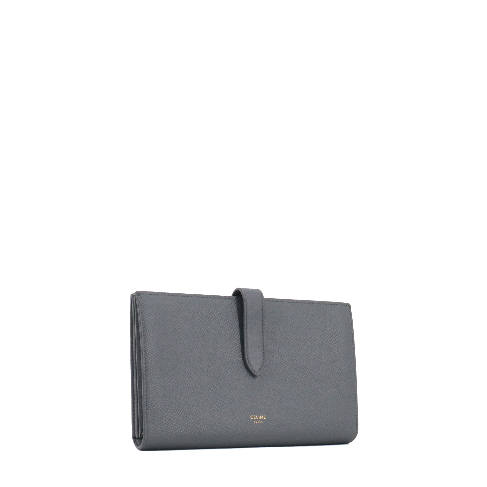 CELINE - Large wallet in grained calfskin