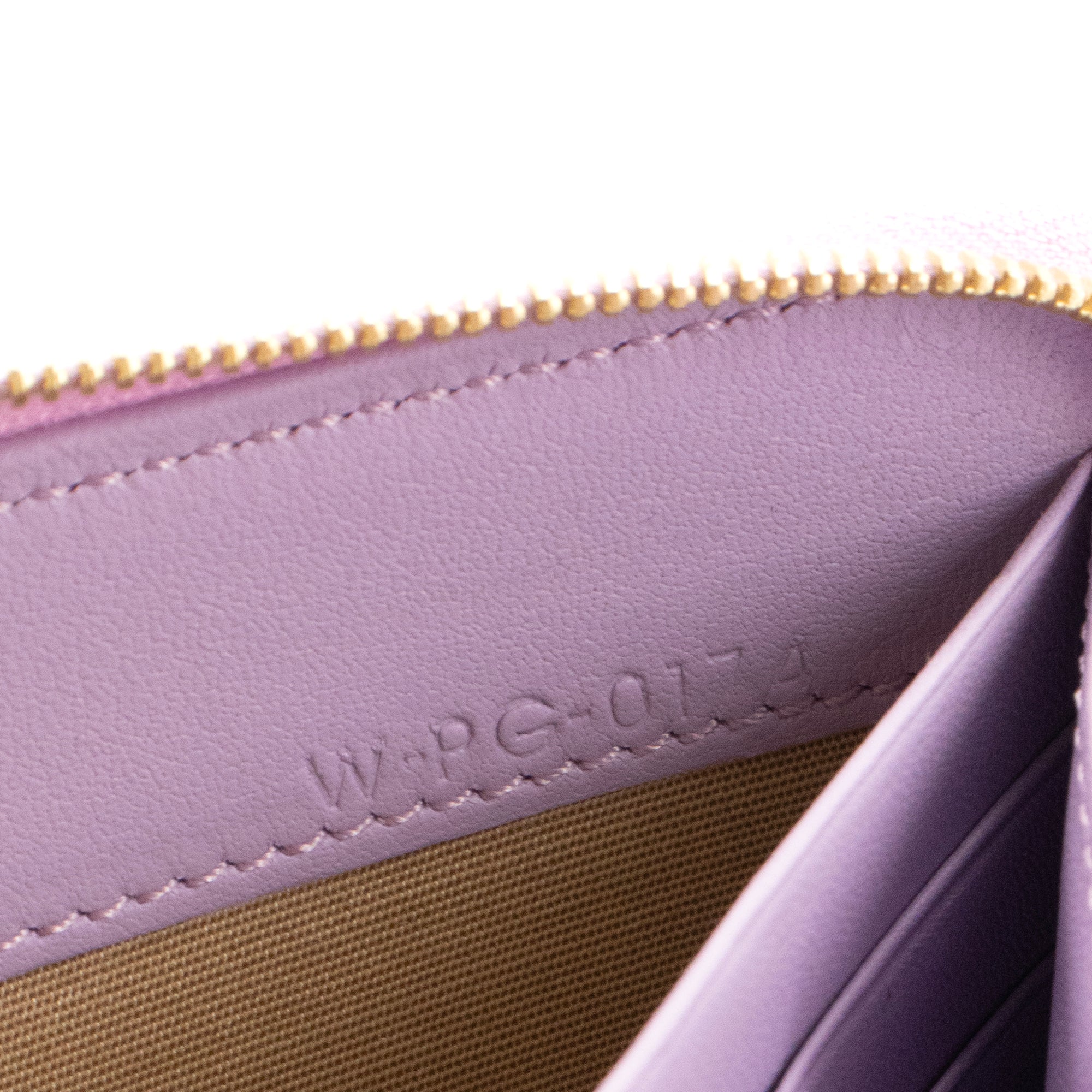 CELINE - Portefeuille large Celine en cuir lisse violet et bleu