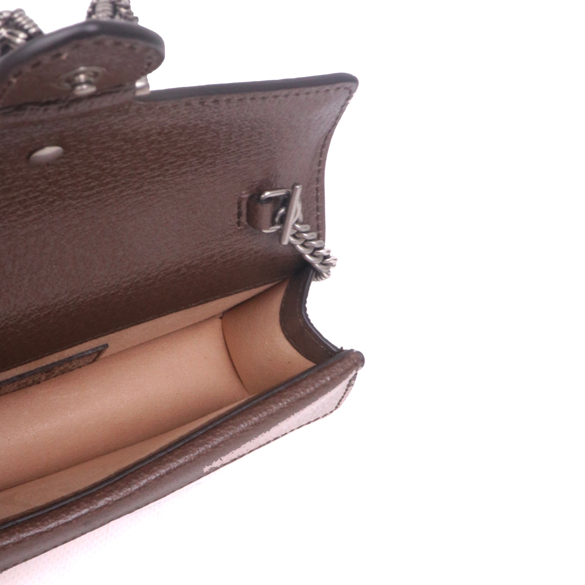 GUCCI - Sac à bandoulière Dionysus Supermini Gucci en toile Jumbo GG marron