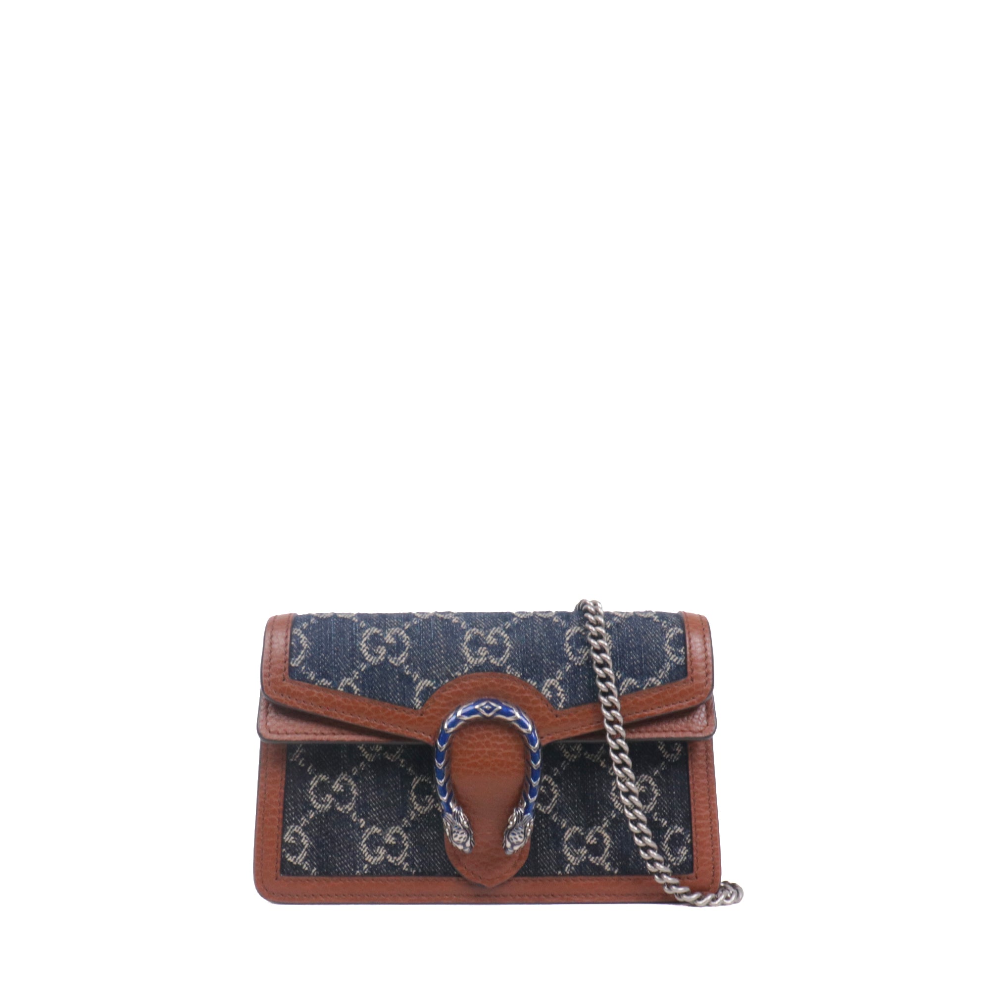 GUCCI - Sac à bandoulière Dionysus Supermini Gucci en toile denim